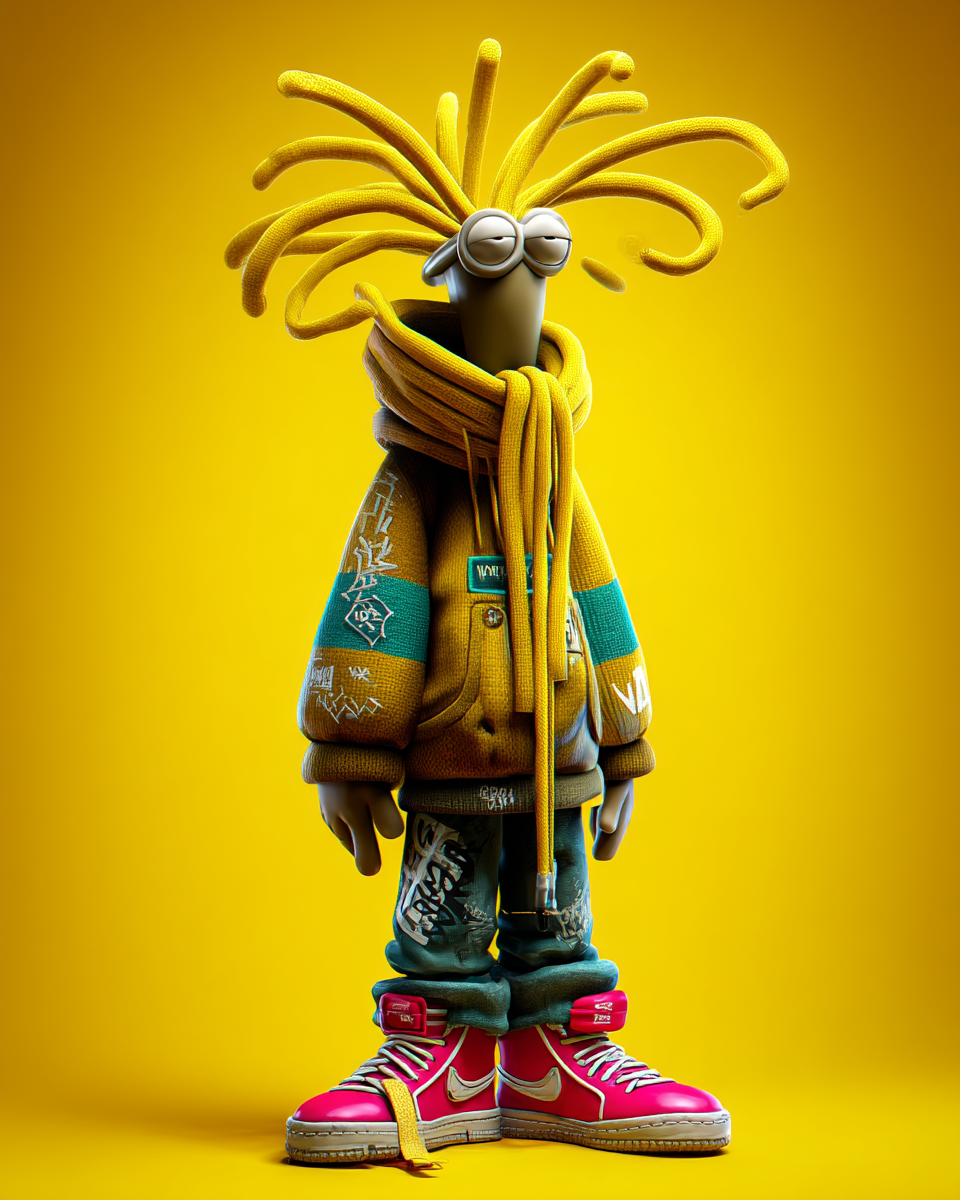 YELLOW MAN - MIDJOURNEY