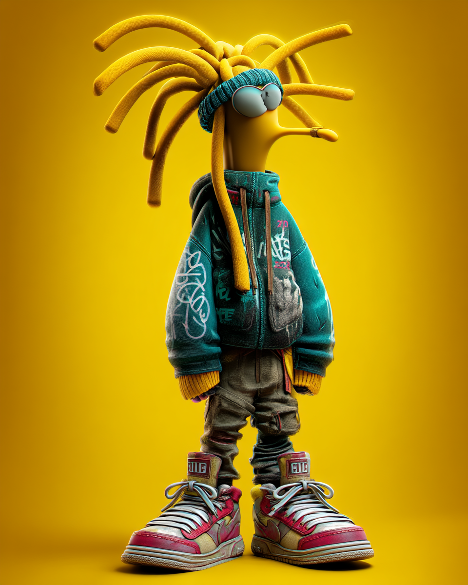 YELLOW MAN - MIDJOURNEY