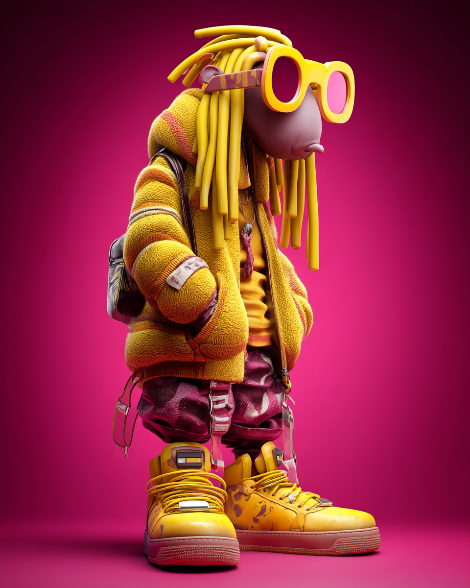 YELLOW MAN - MIDJOURNEY