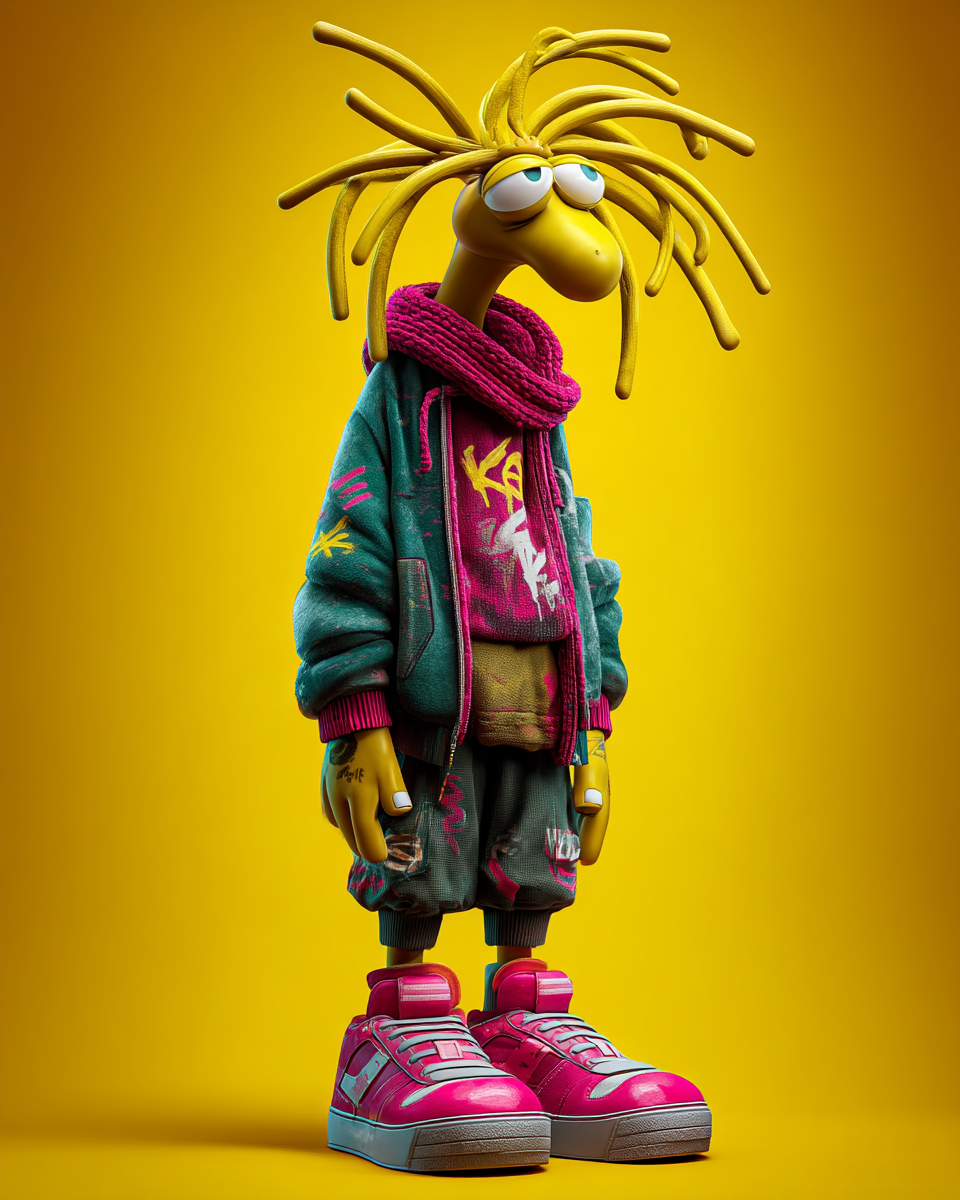 YELLOW MAN - MIDJOURNEY