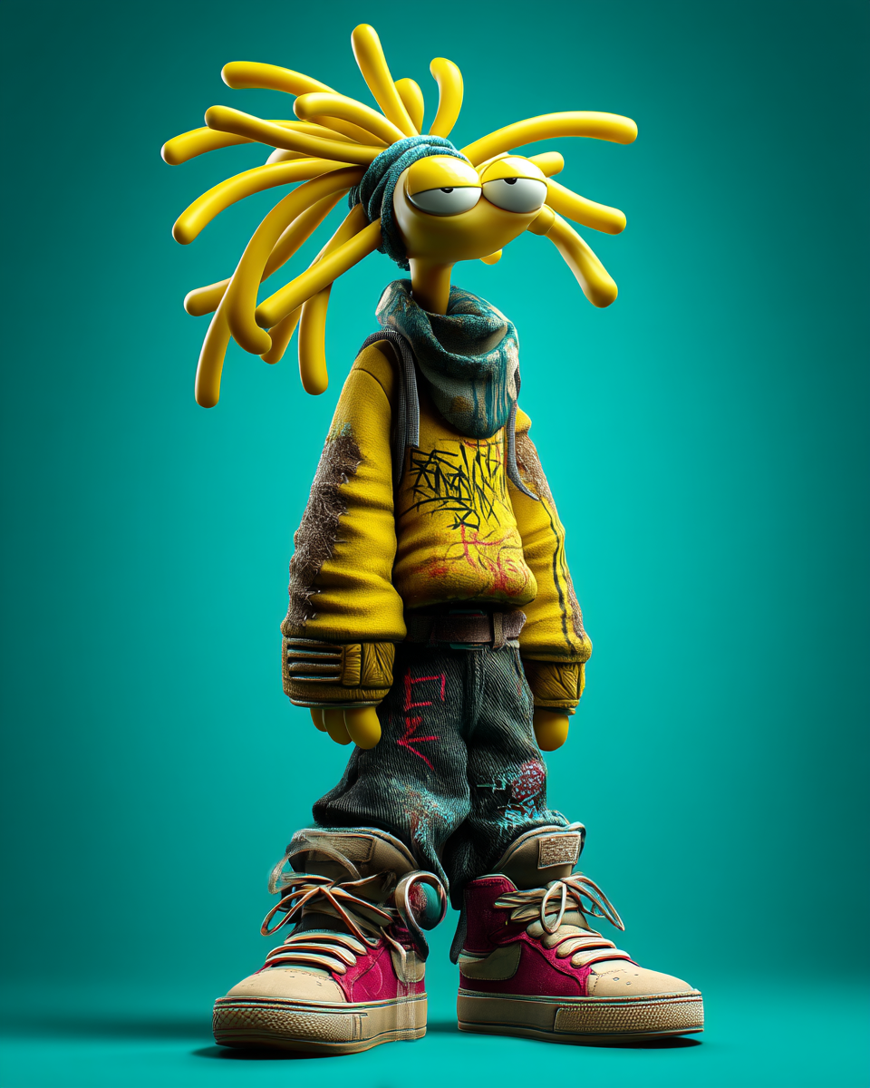 YELLOW MAN - MIDJOURNEY