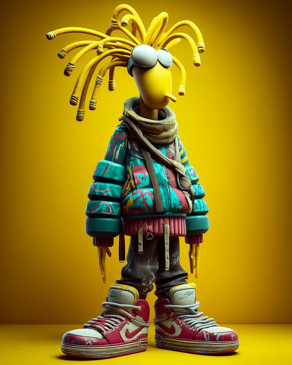 YELLOW MAN - MIDJOURNEY