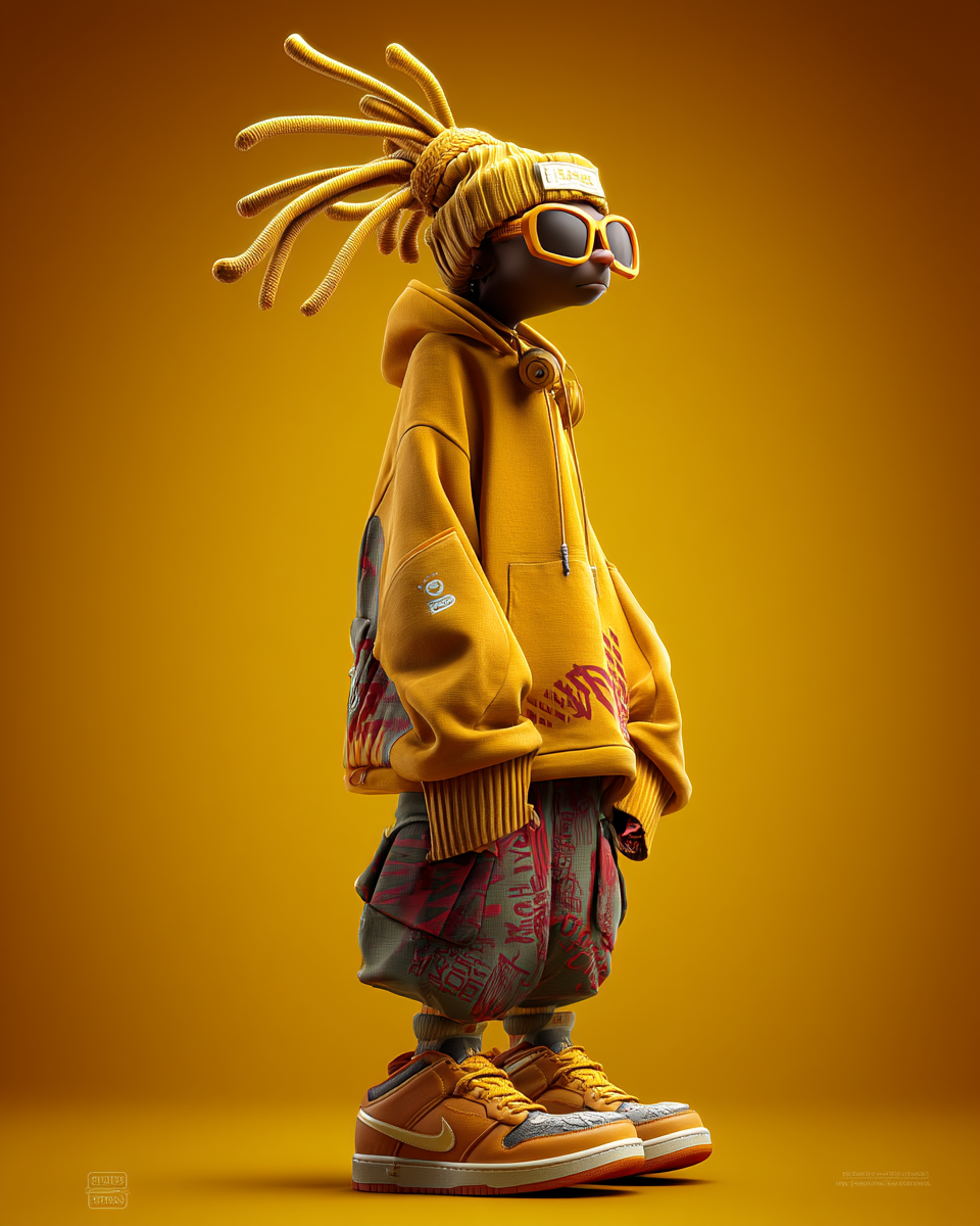 YELLOW MAN - MIDJOURNEY