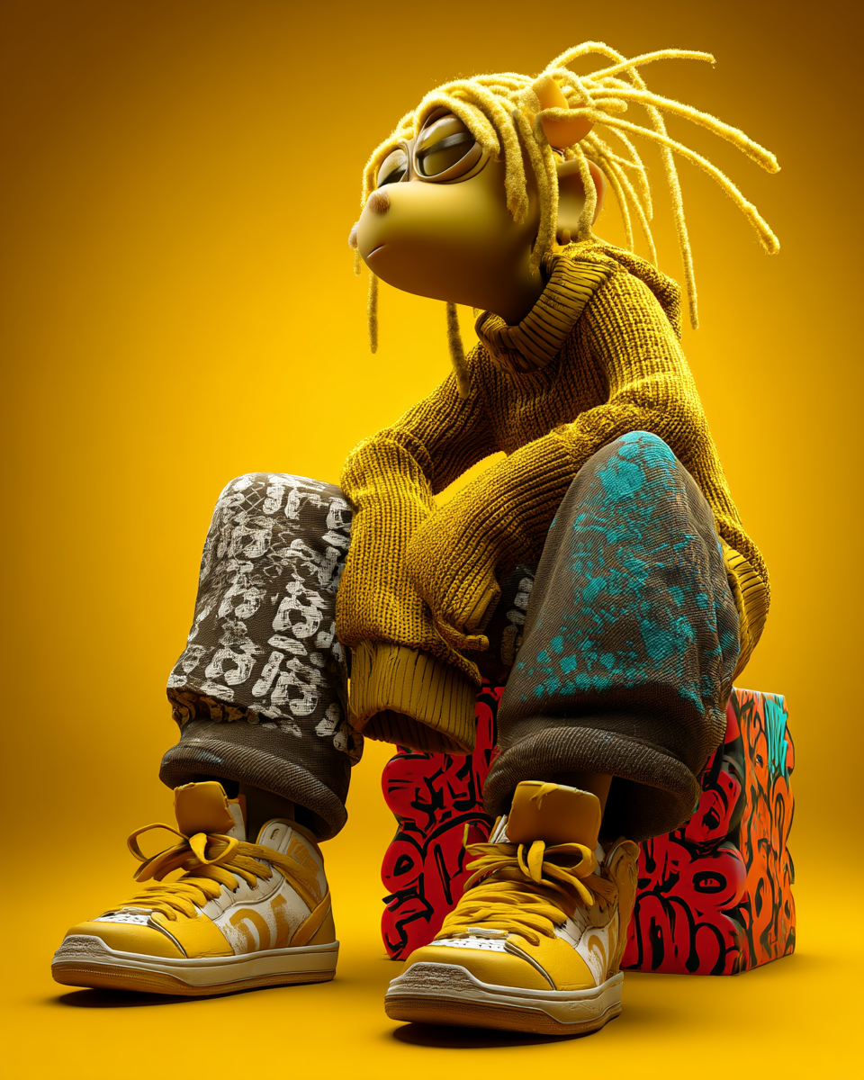 YELLOW MAN - MIDJOURNEY