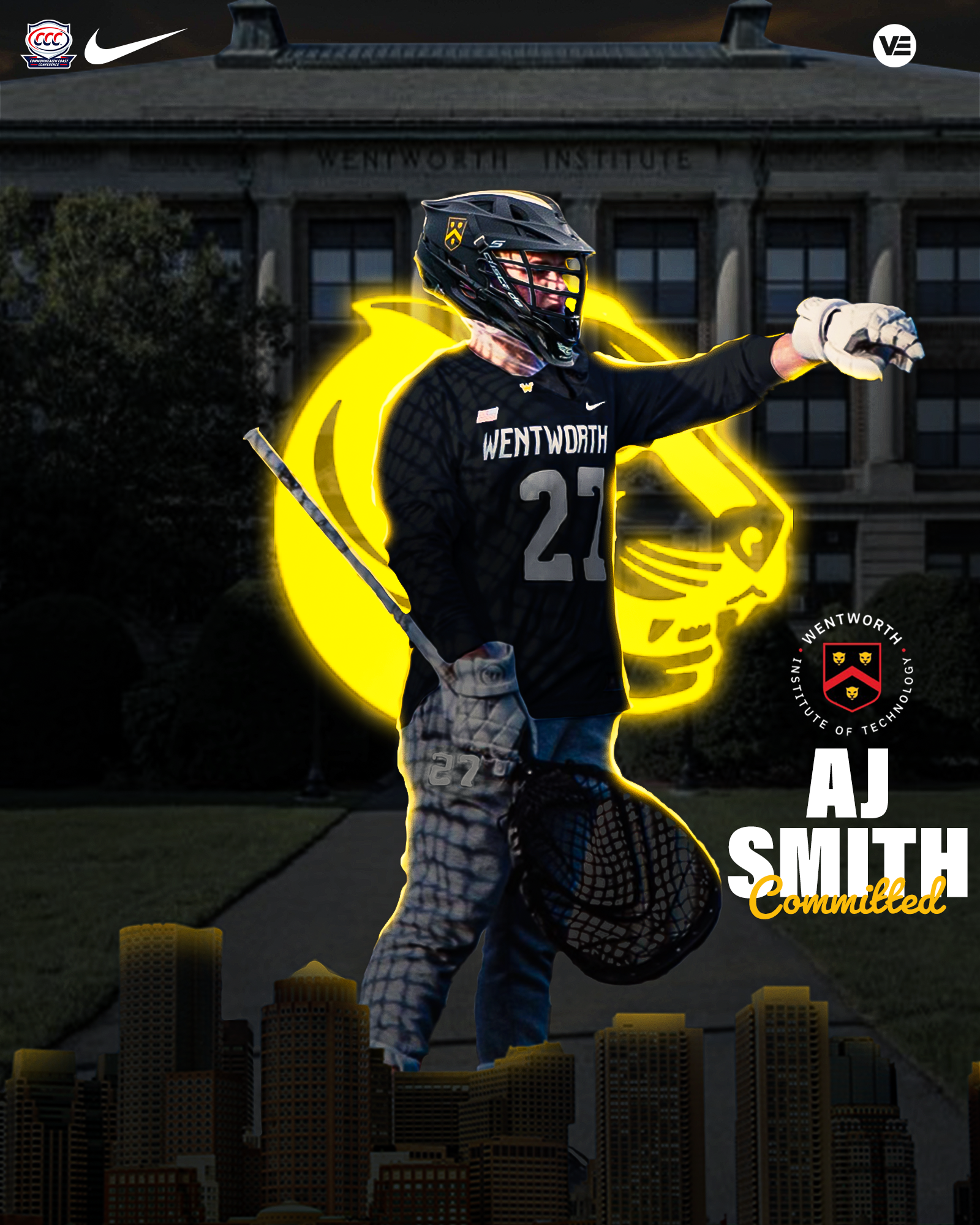 AJ Smith Commits to Wentworth (With Jersey Swap)