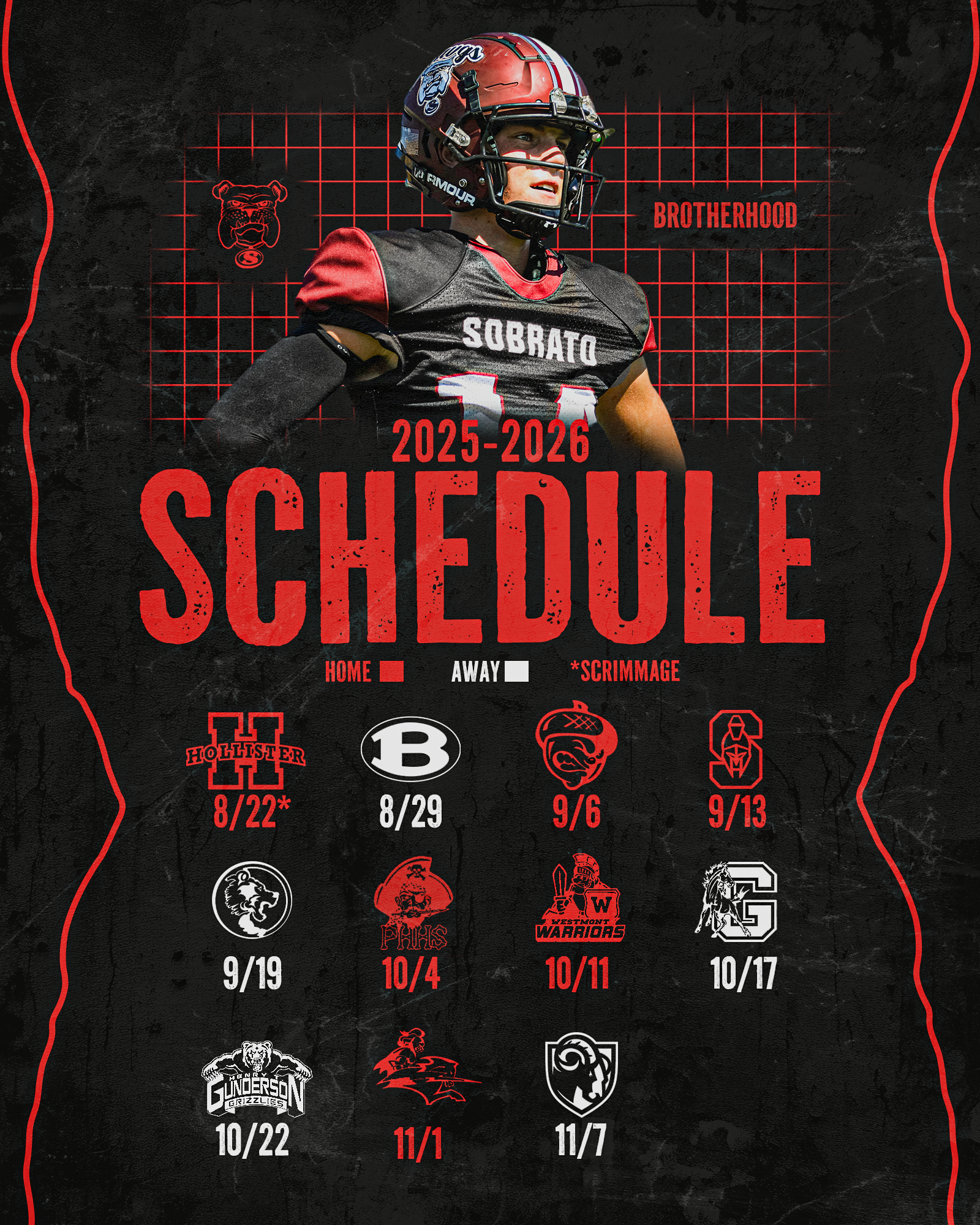 2025-2026 Season Schedule Graphic