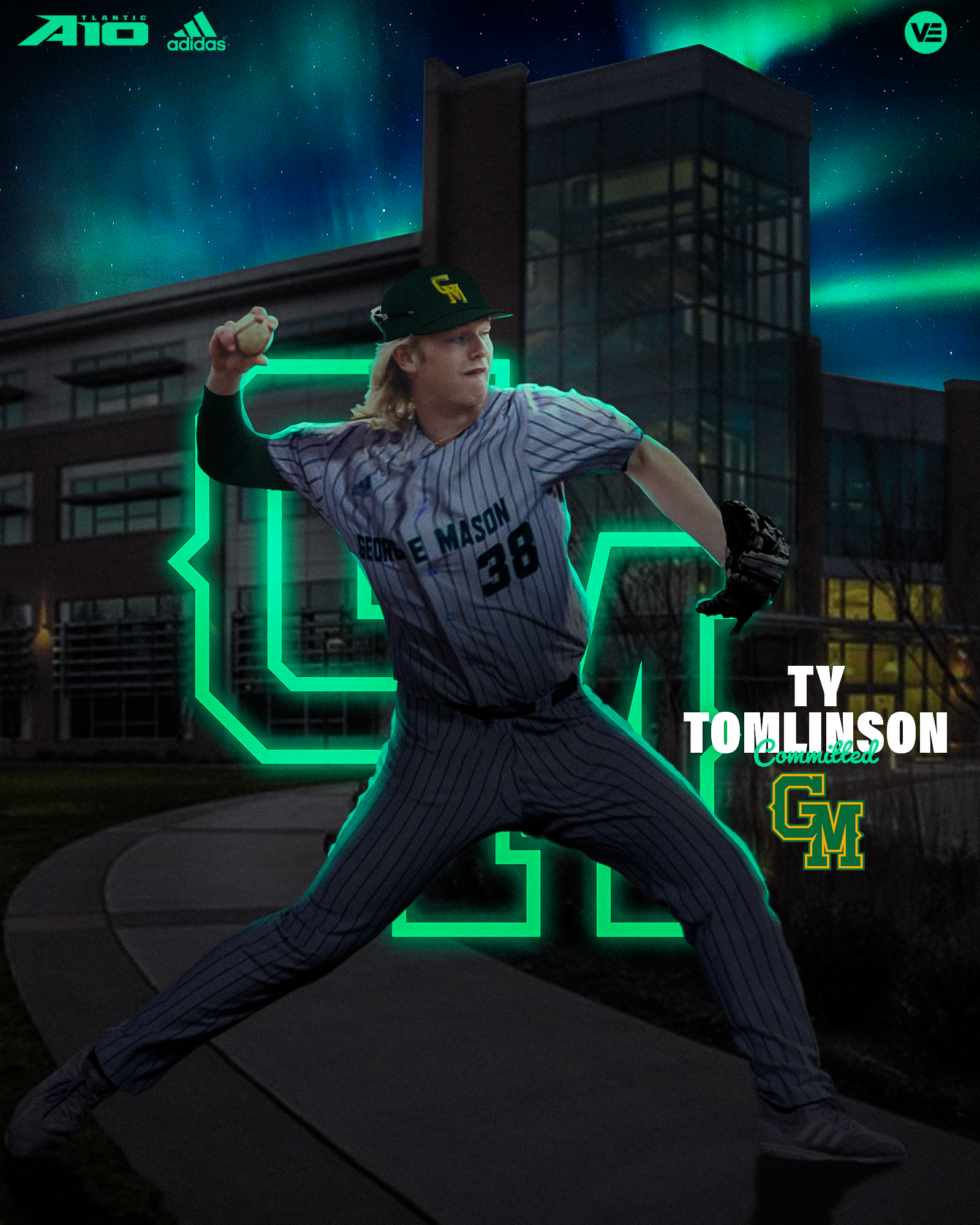 Ty Tomlinson Commits to George Mason (With Jersey Swap)