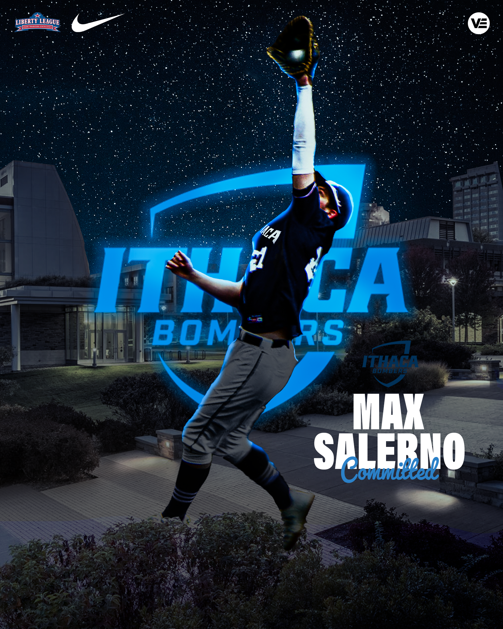 Max Salerno Commits to Ithaca (With Jersey Swap)
