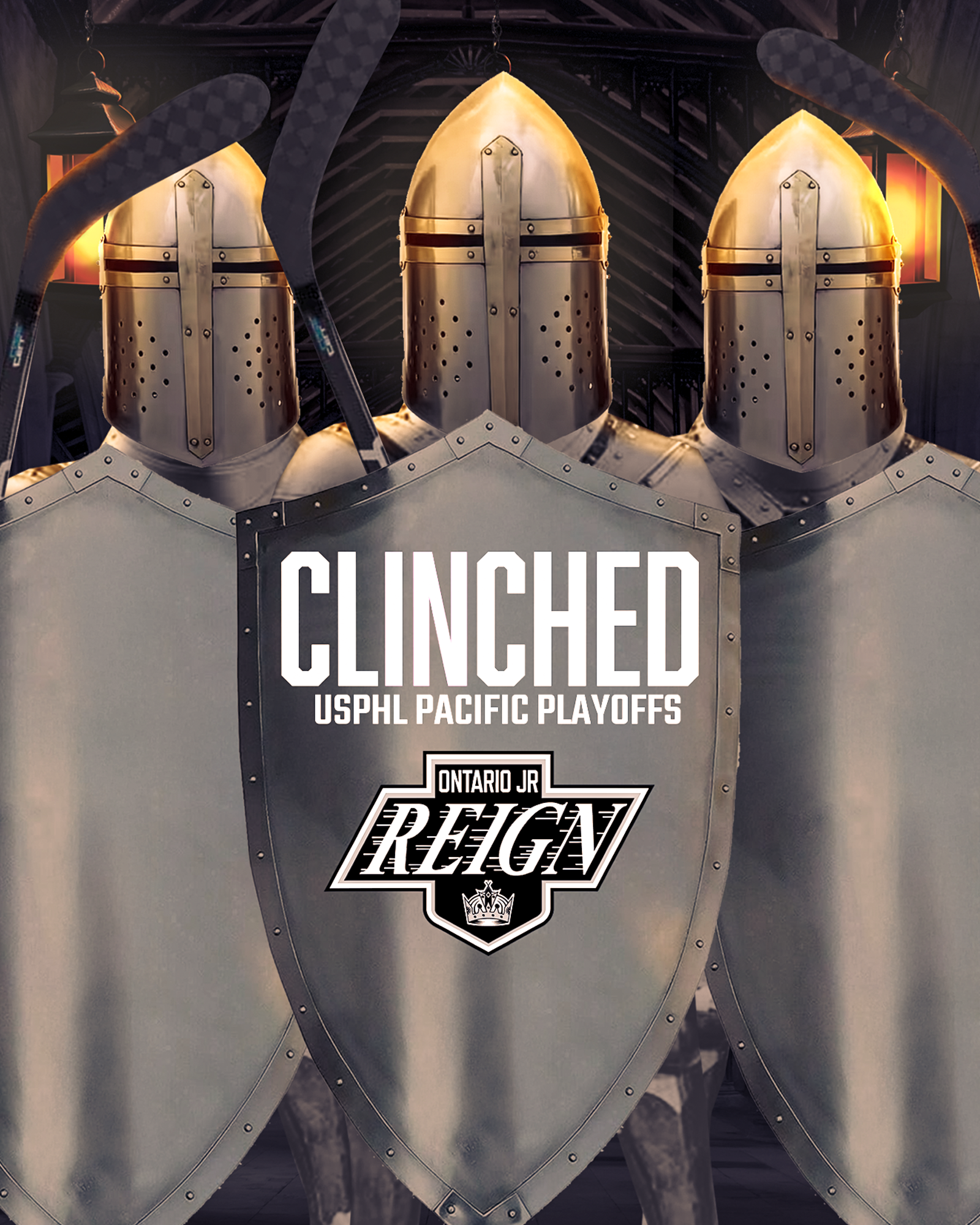Playoff Spot Clinched Graphic