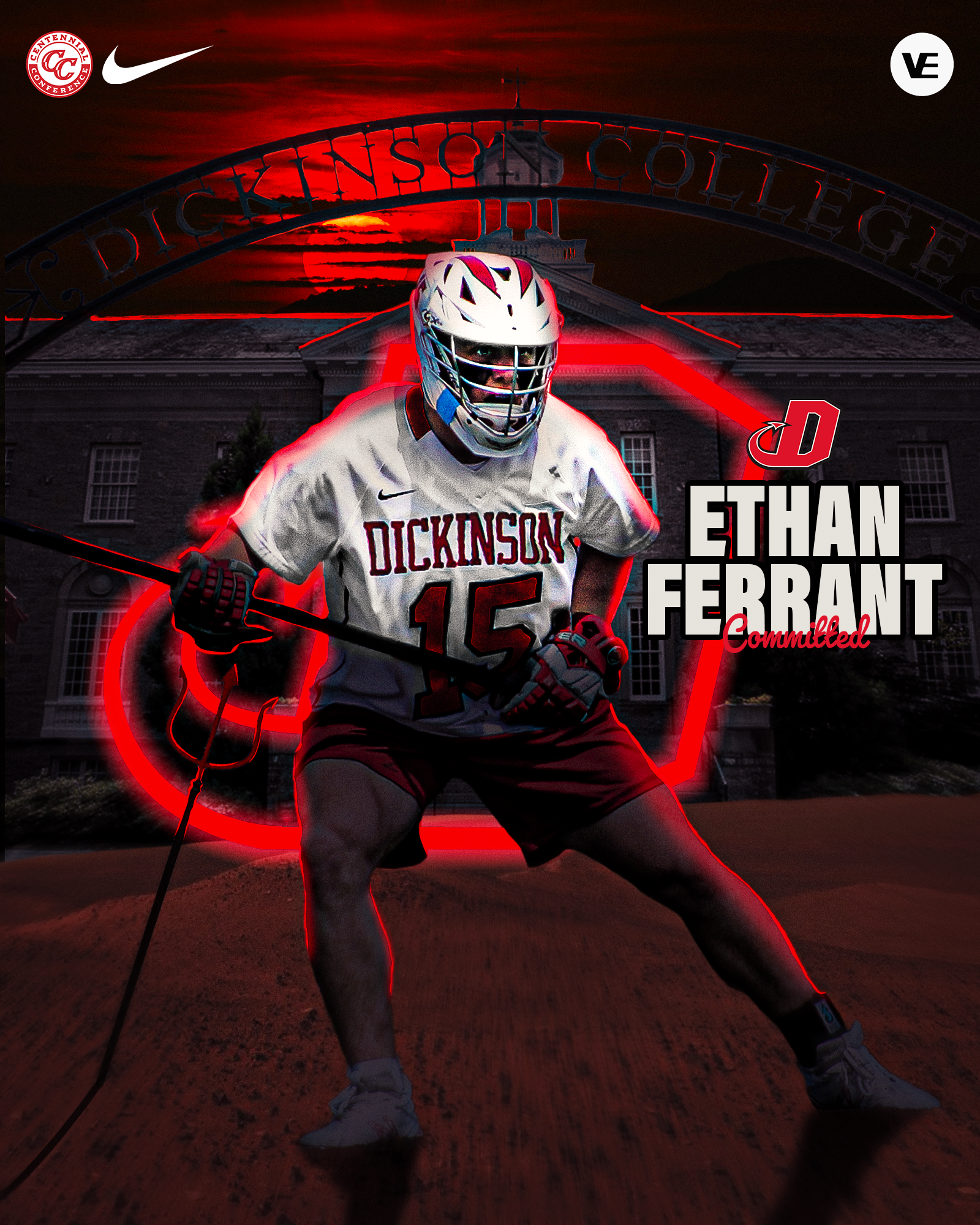 Ethan Ferrant Commits to Dickinson (With Jersey Swap)