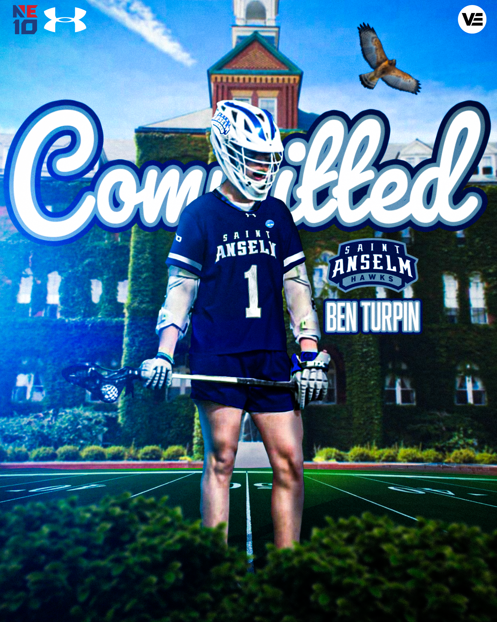 Ben Turpin Commits to Saint Anselm (With Commitment)