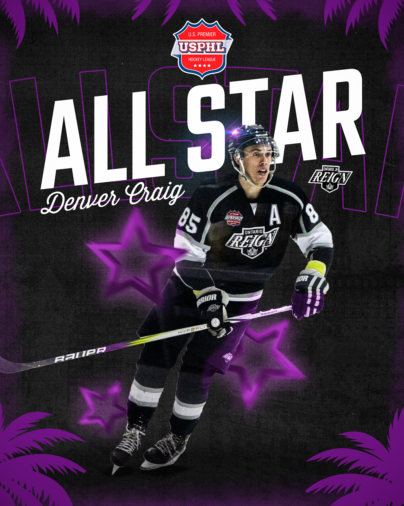 Denver Craig was selected as an All Star