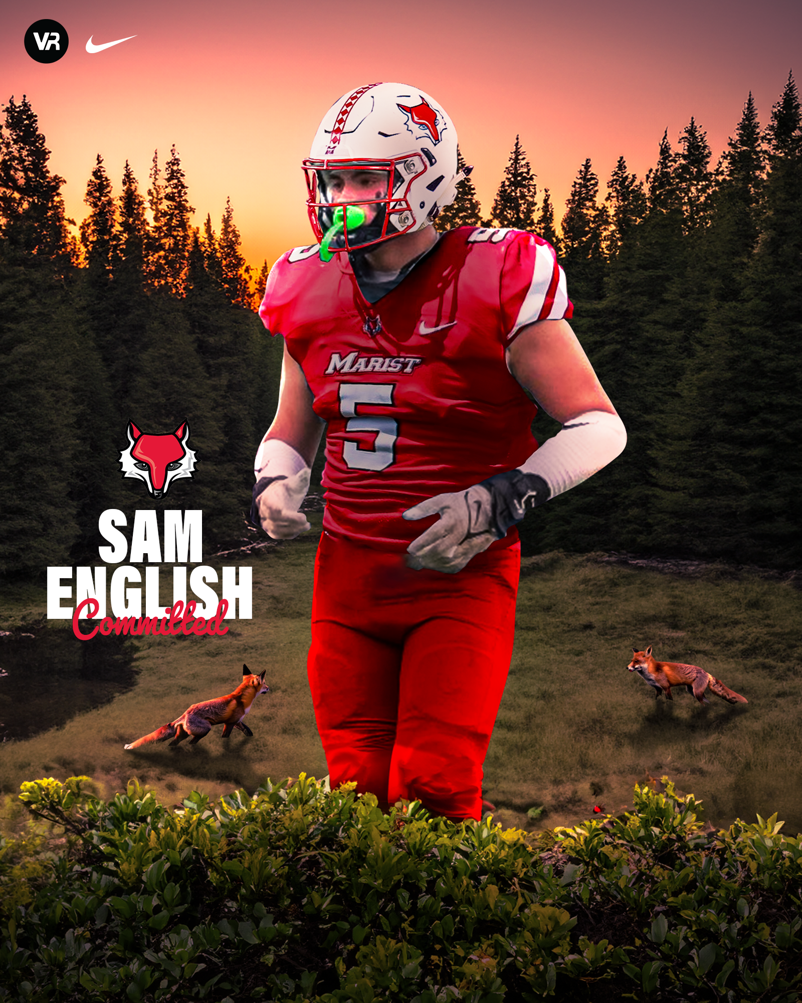 Sam English Commits to Marist (With Jersey Swap)