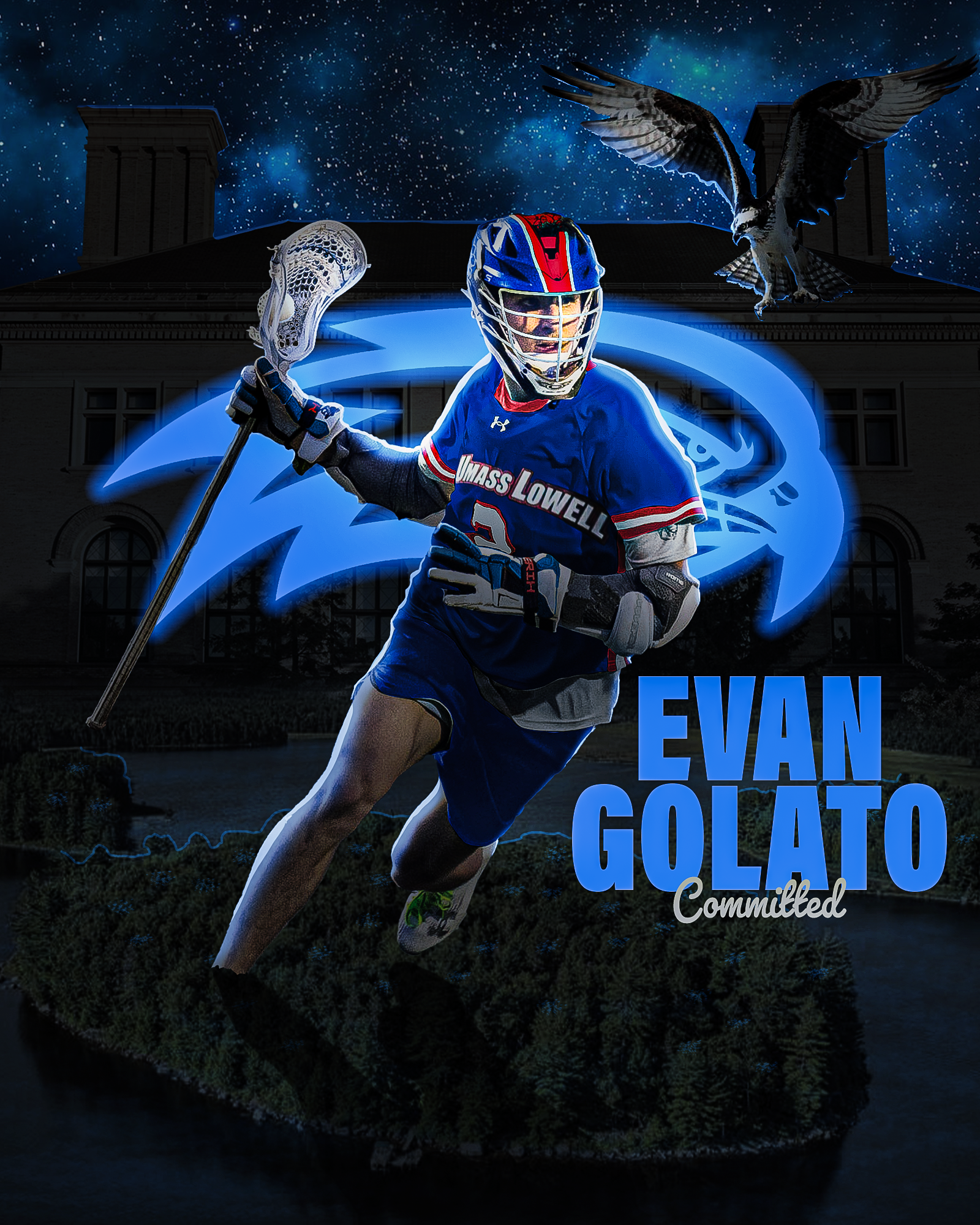Evan Golato Commits to Umass Lowell (With Jersey Swap)