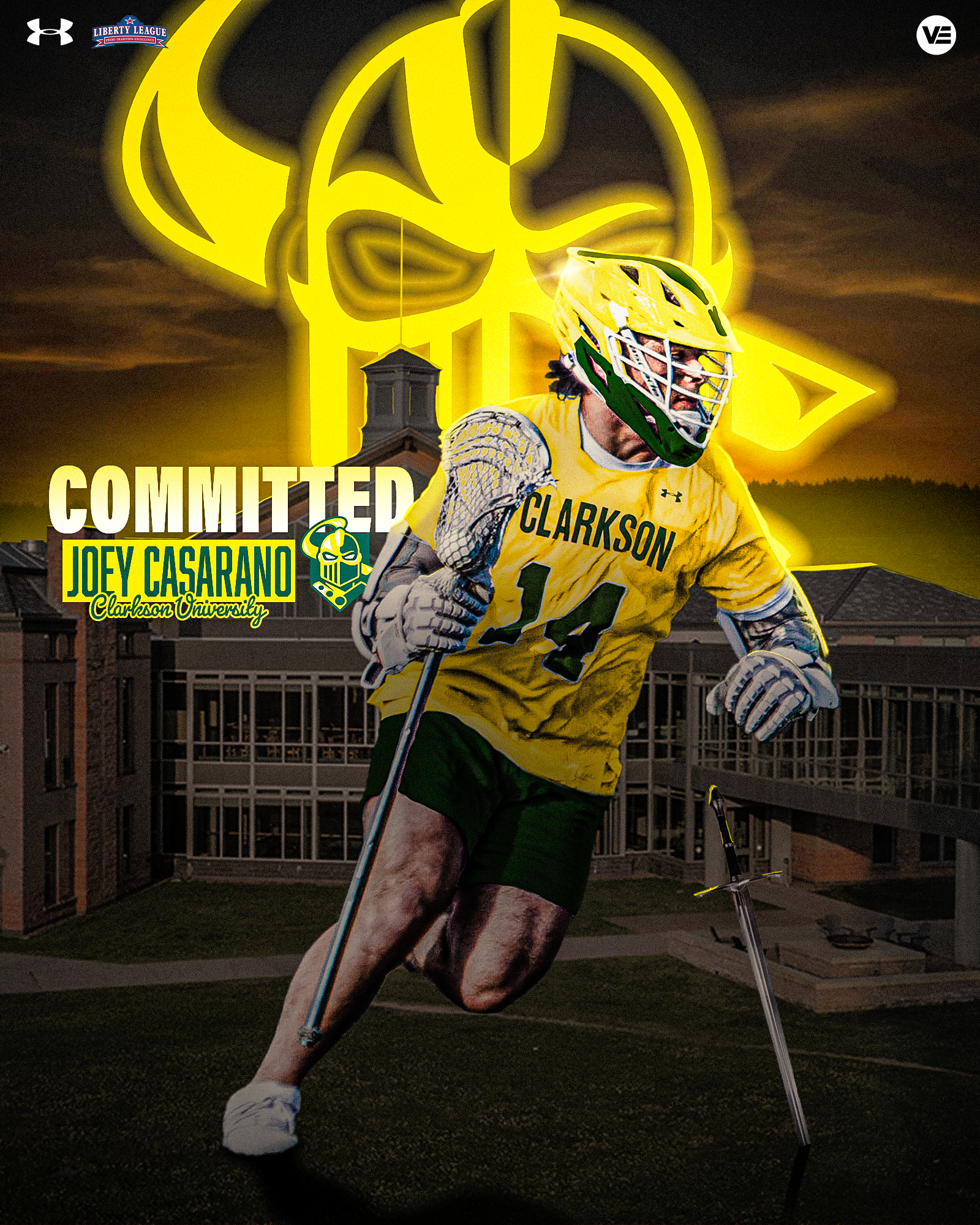 Joey Casarano Commits to Clarkson (With Jersey Swap)