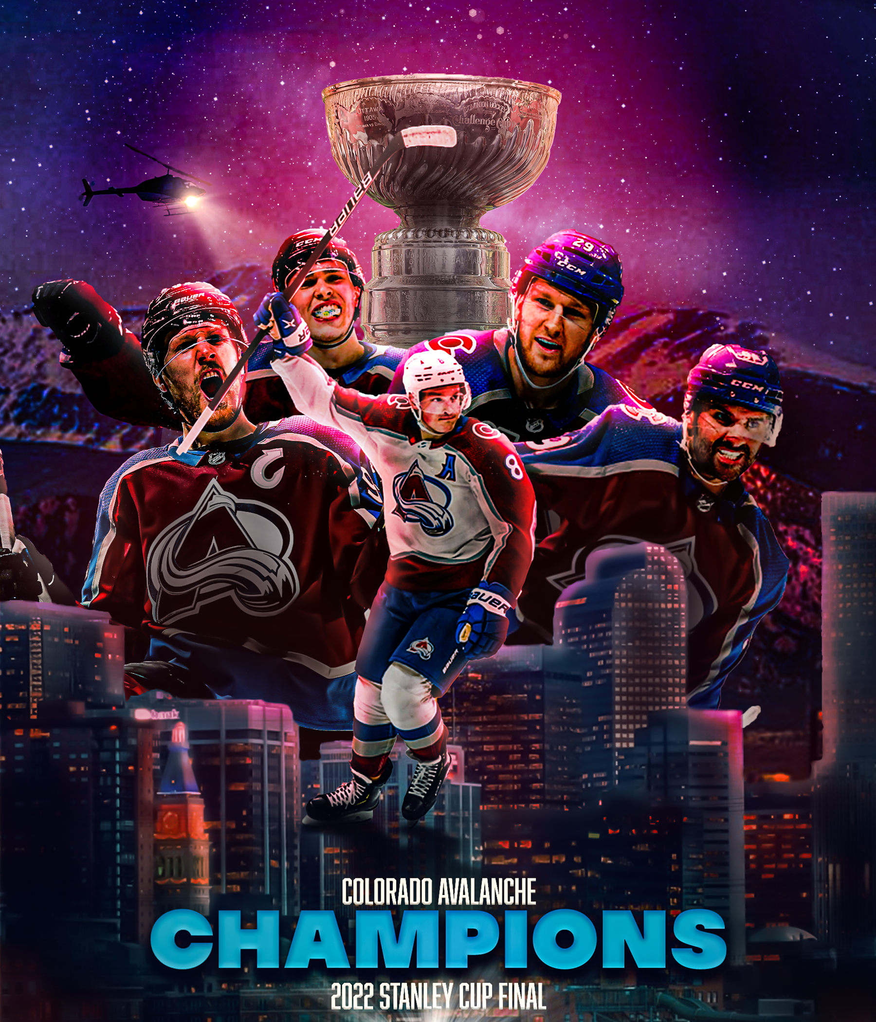 Avalanche Cup Champs Poster