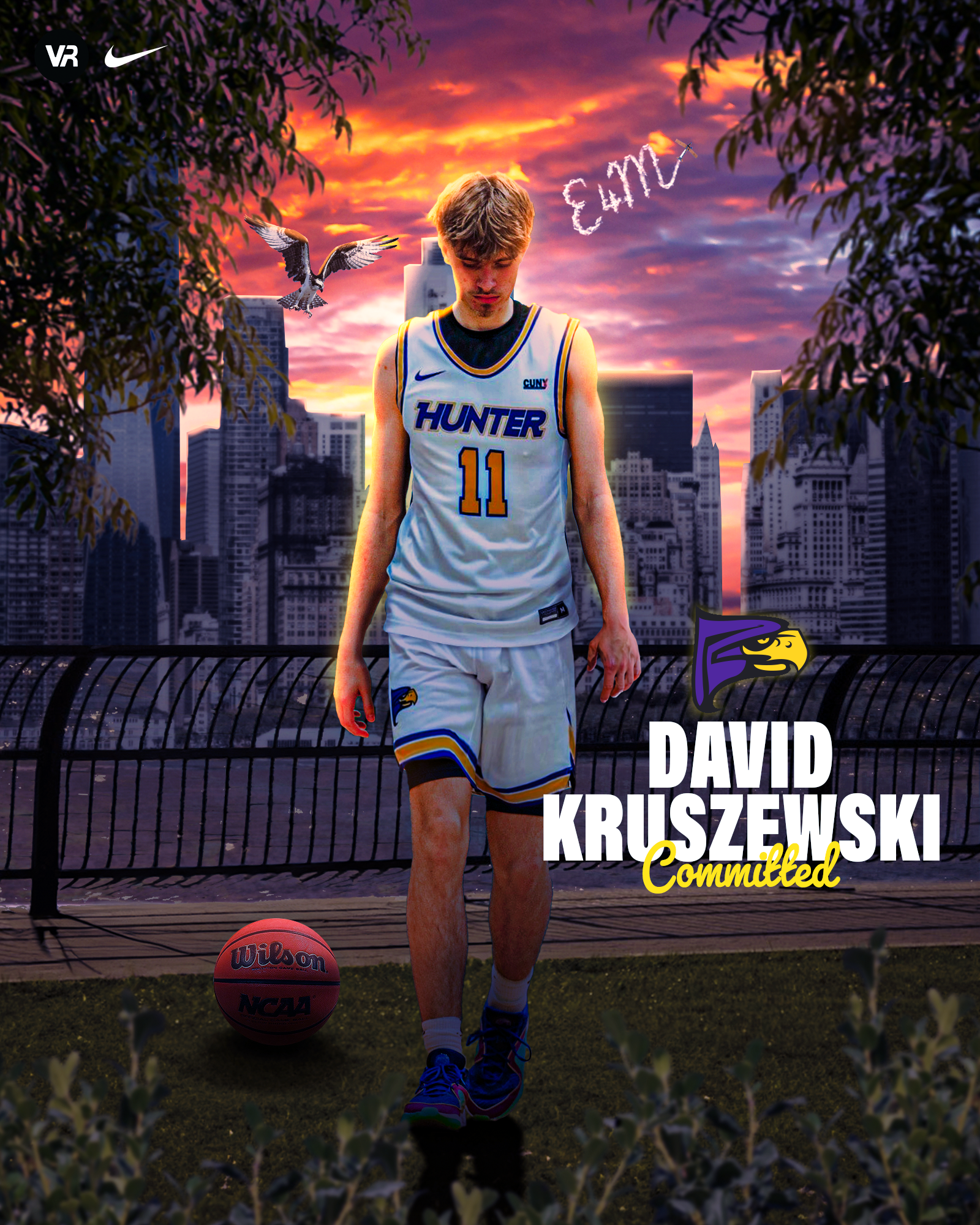 David Kruszewski Commits to Hunter (With Jersey Swap)