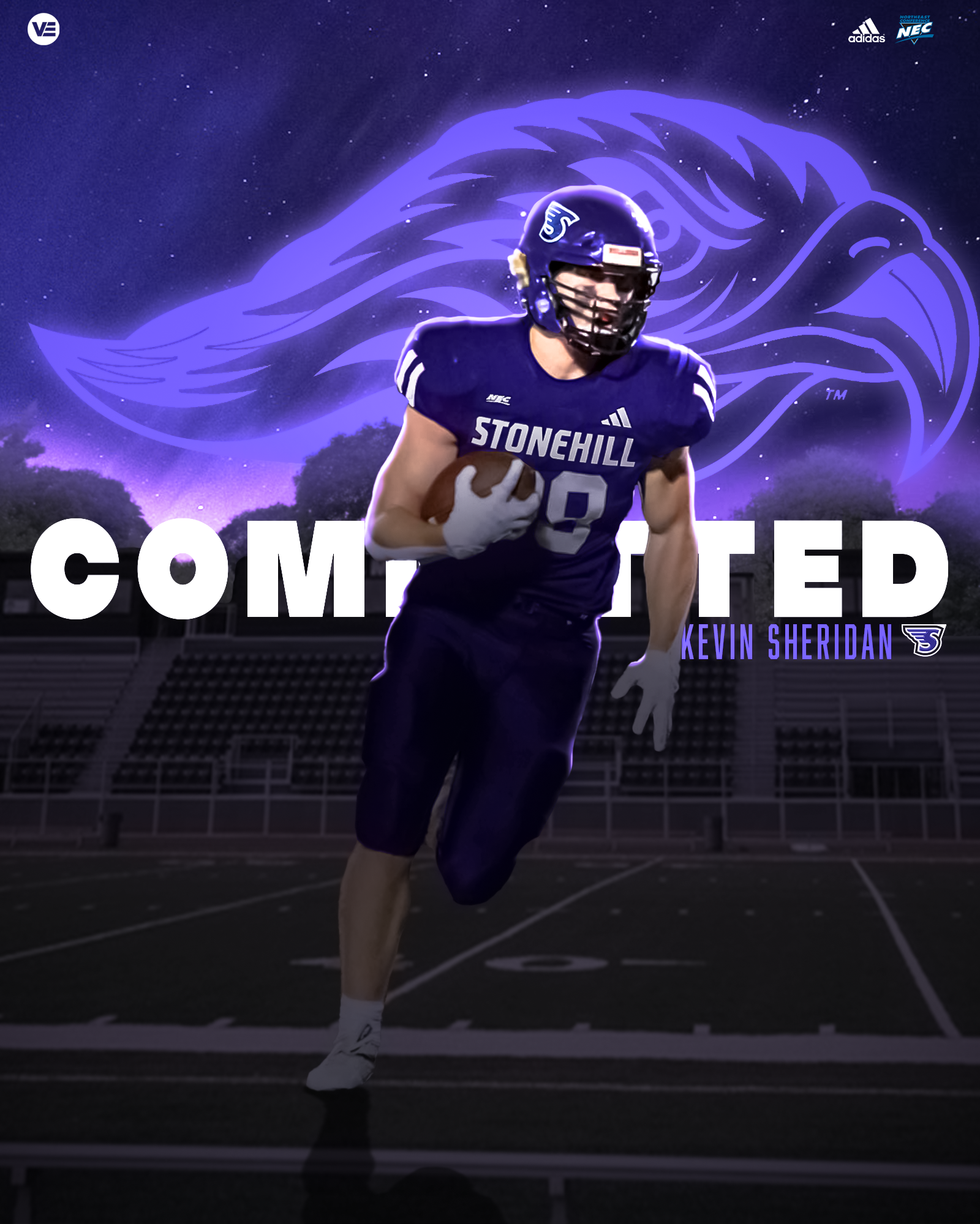 Kevin Sheridan Commits to Stonehill (With Jersey Swap)