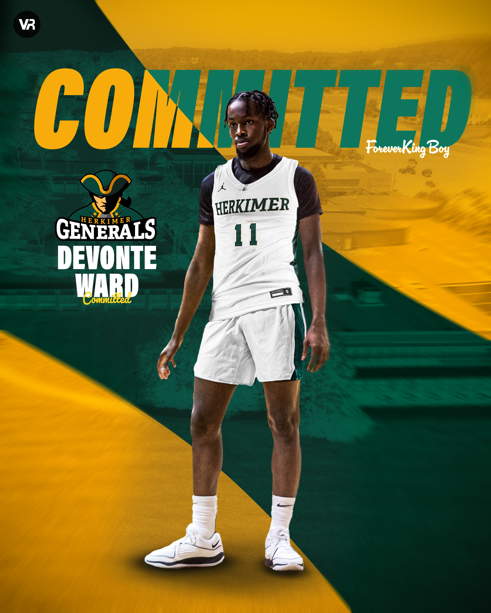 Devonte Ward Commits to Herkimer (With Jersey Swap)
