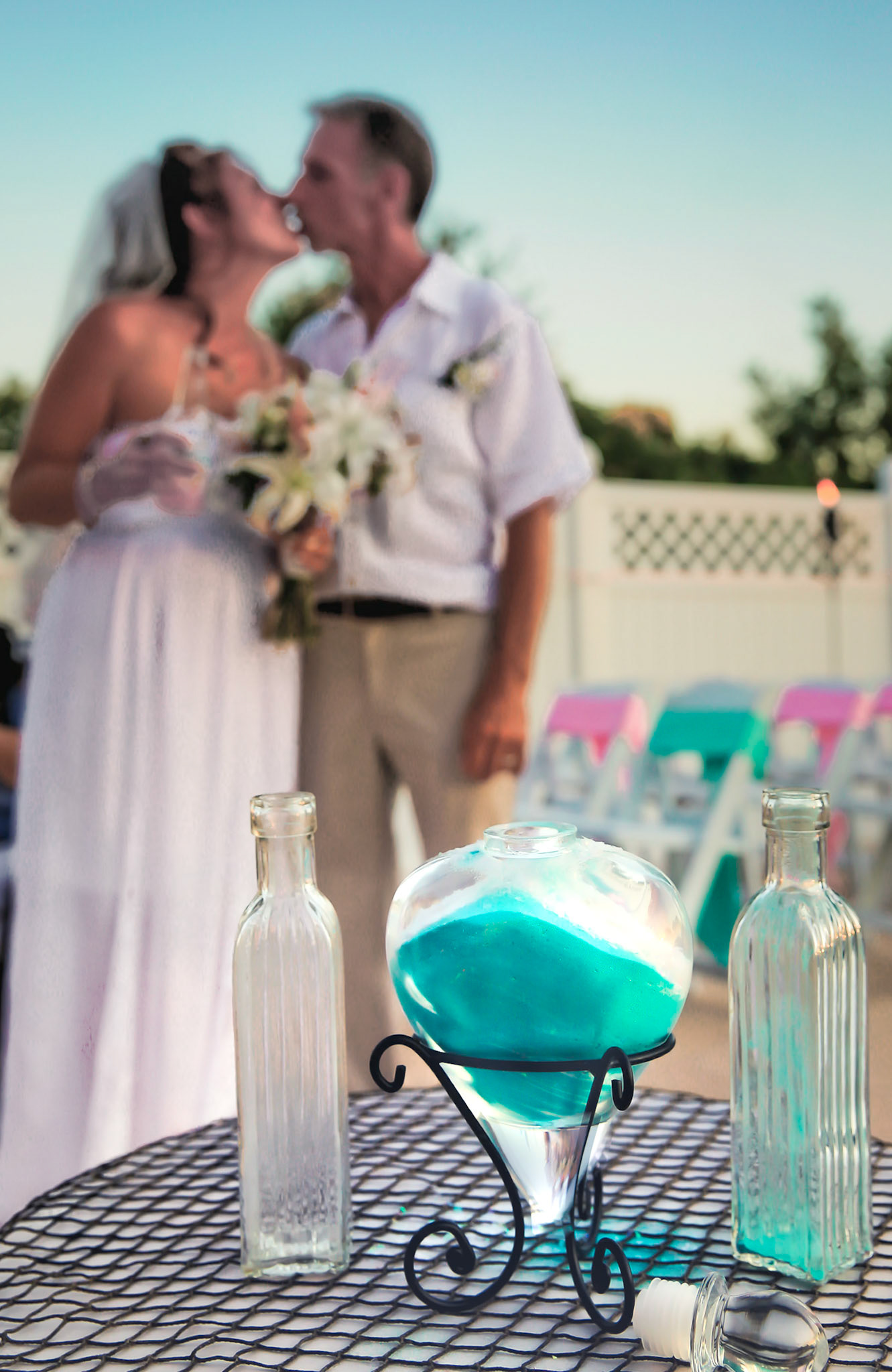 Unified Vision | A layered composition focusing on ritual details with emotional connection in the background.