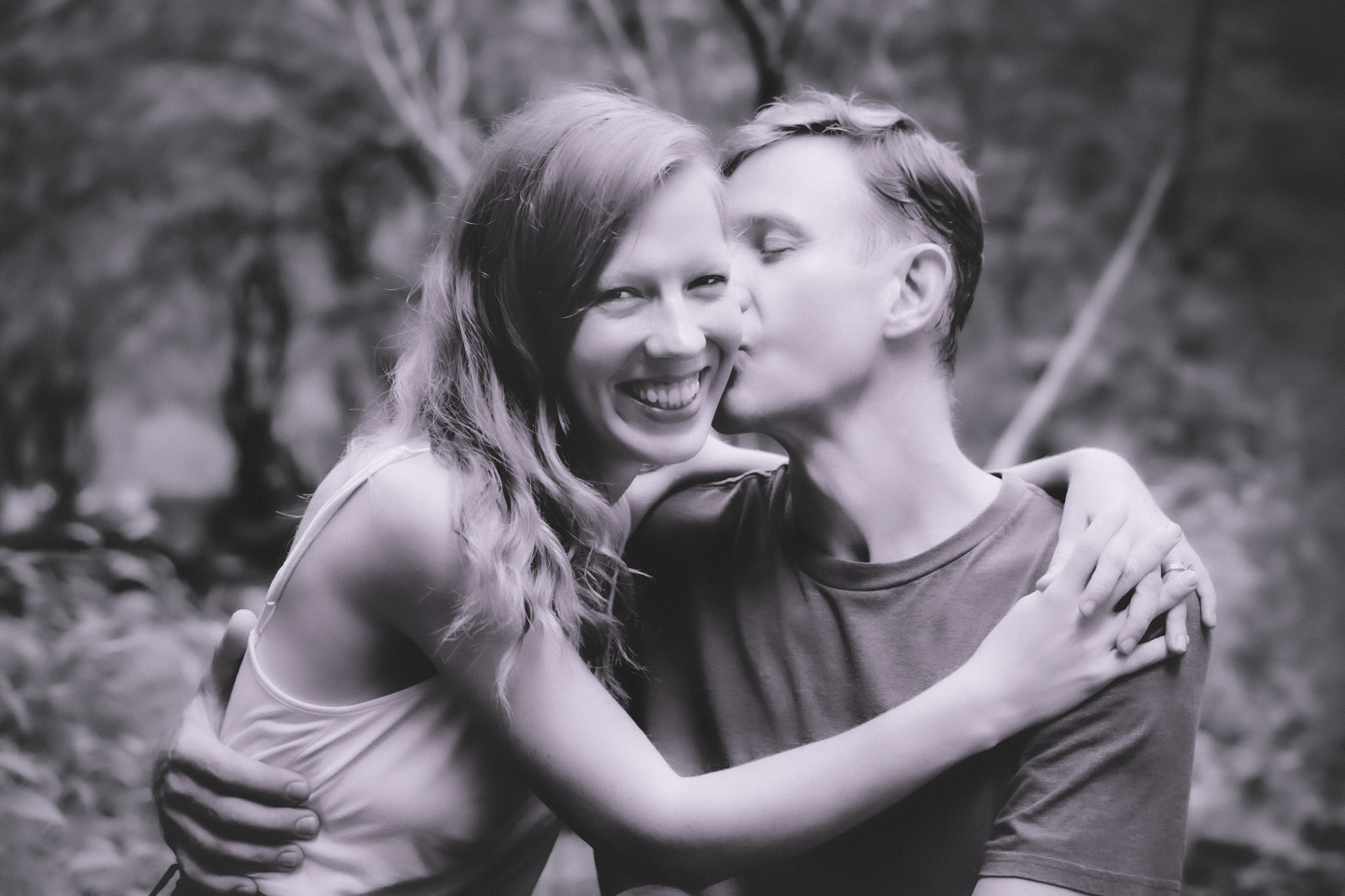 Effortless Intimacy | Creating a serene space where a couple's natural chemistry and quiet connection shine effortlessly.