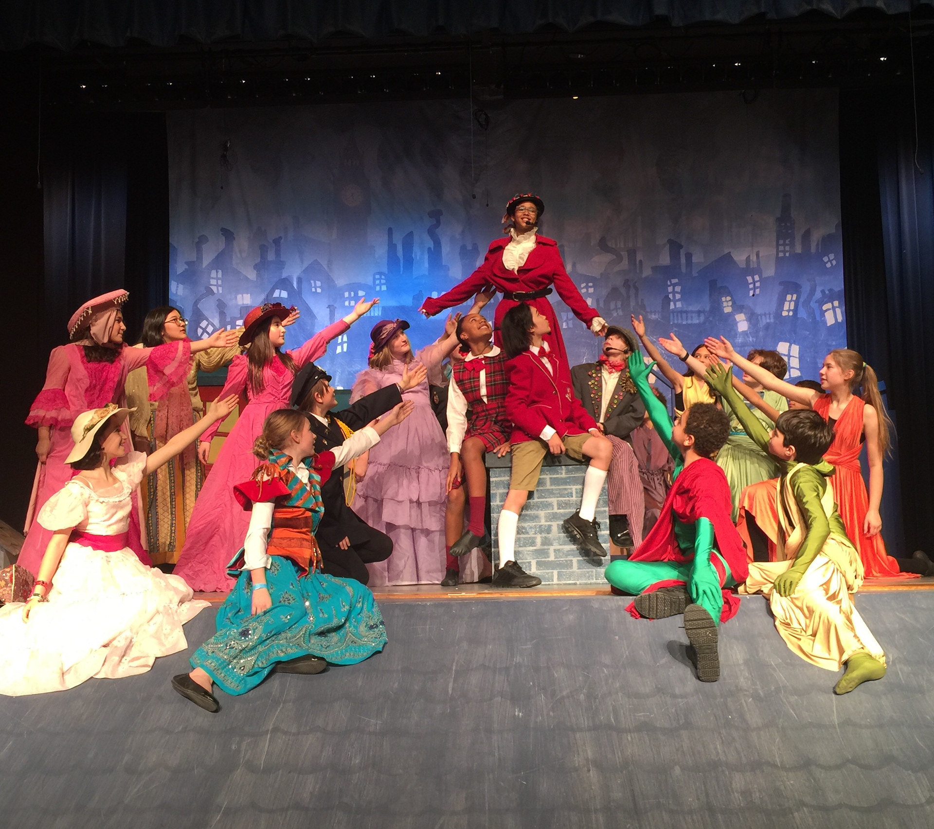 Set for MS51 production of Mary Poppins