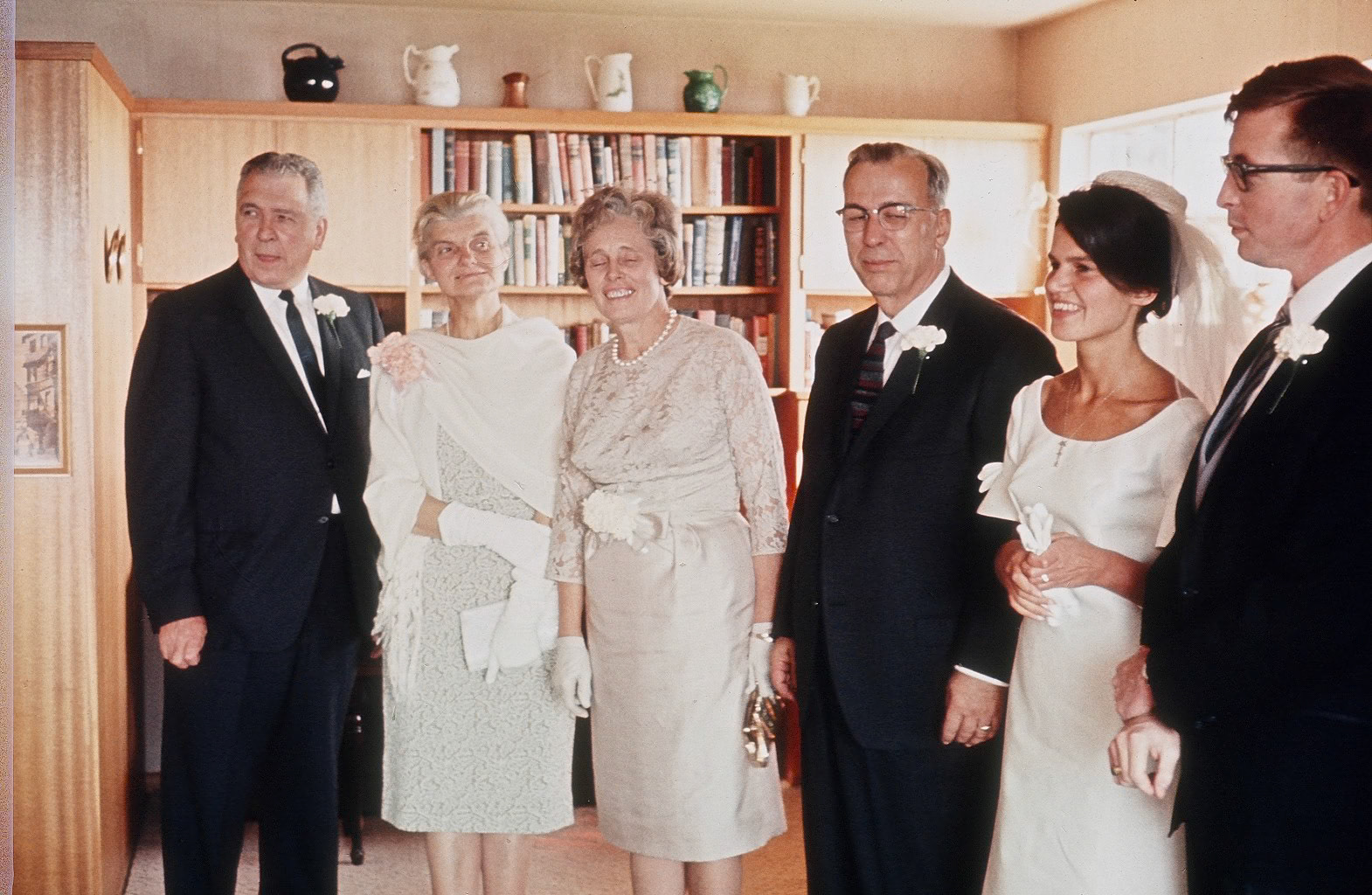 A special wedding moment with Pop and both our moms.
