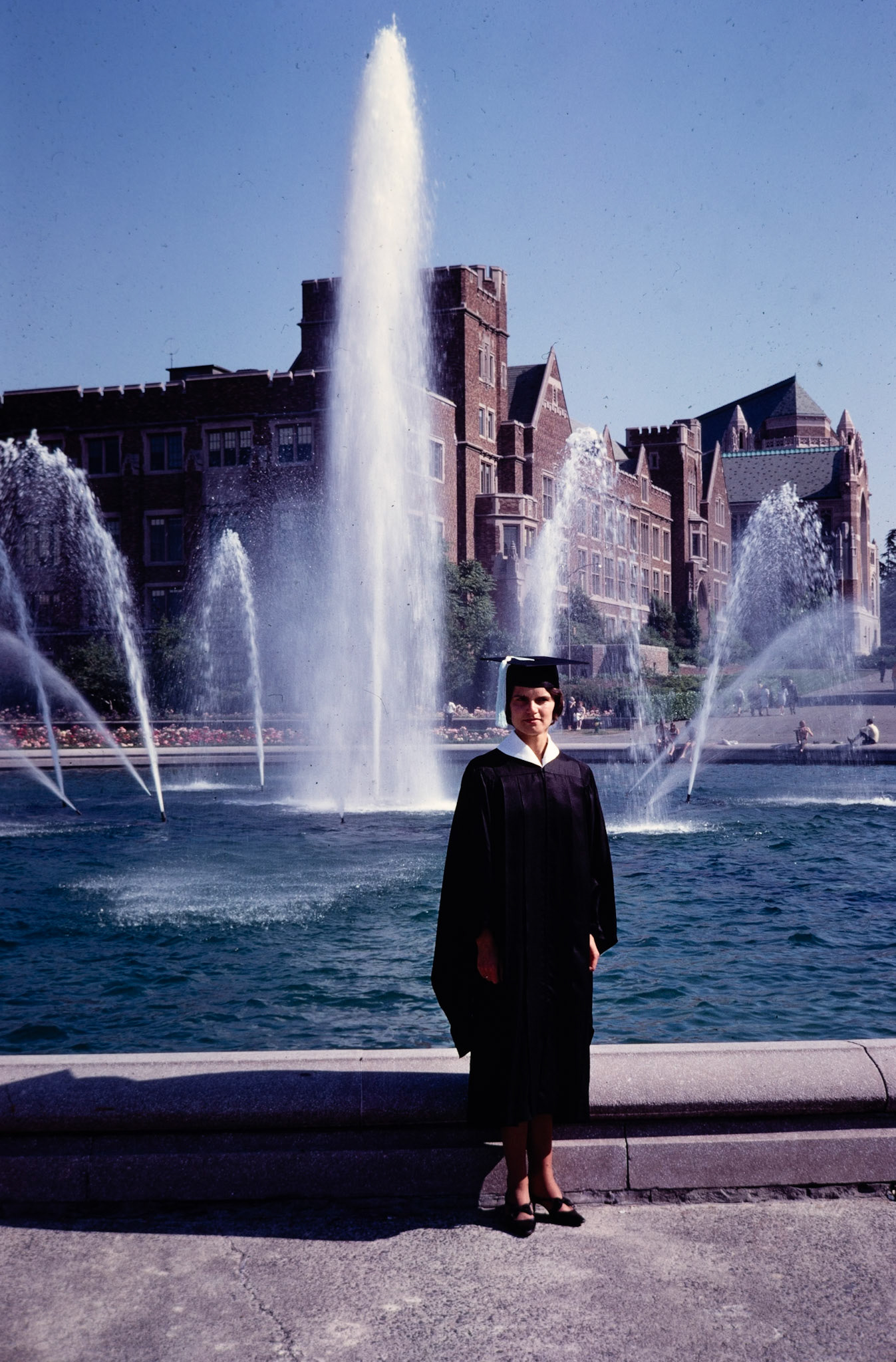 Graduating with honors.