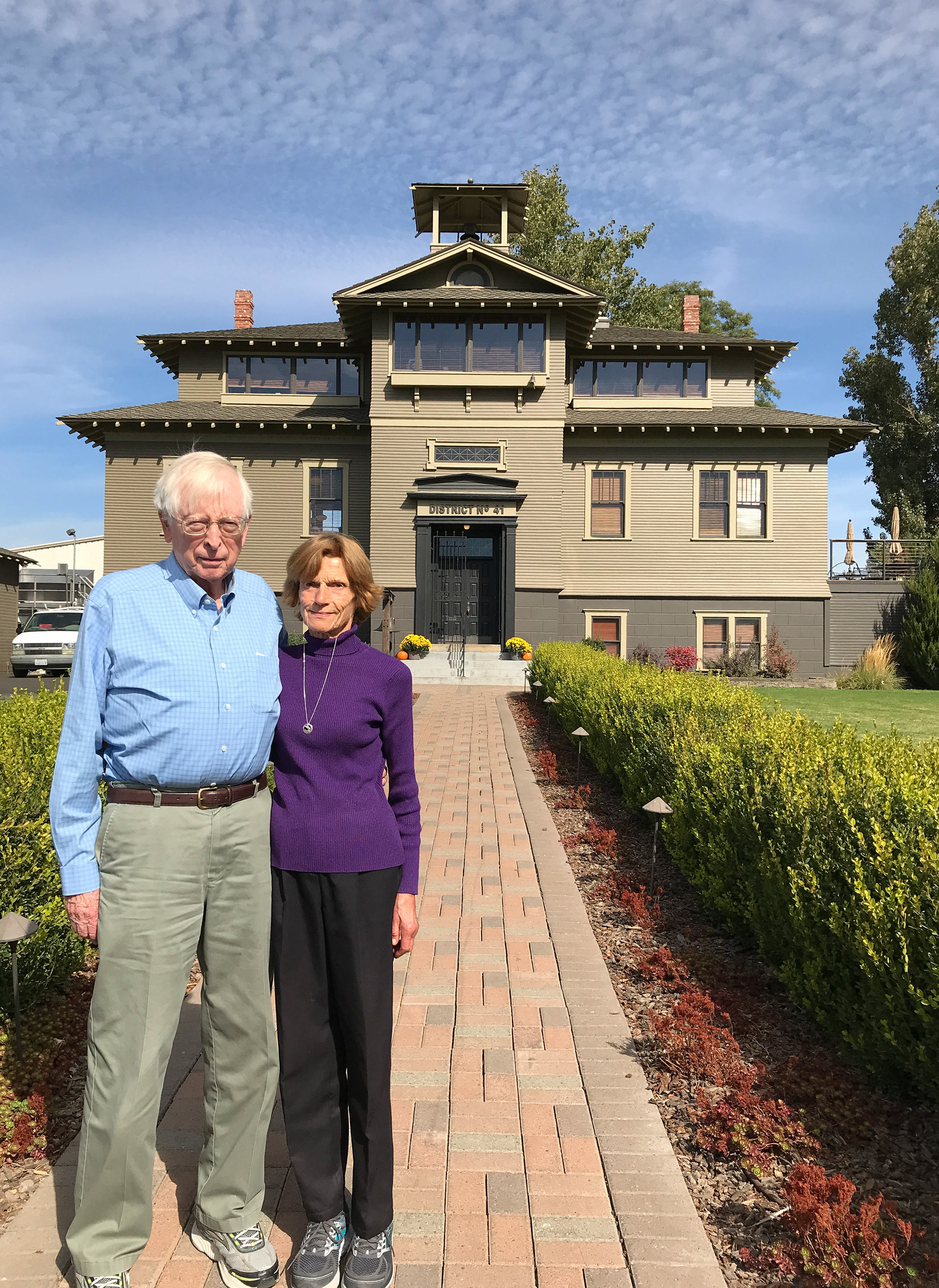 At L’Ecole Cellars, an old schoolhouse winery near Walla Walla.