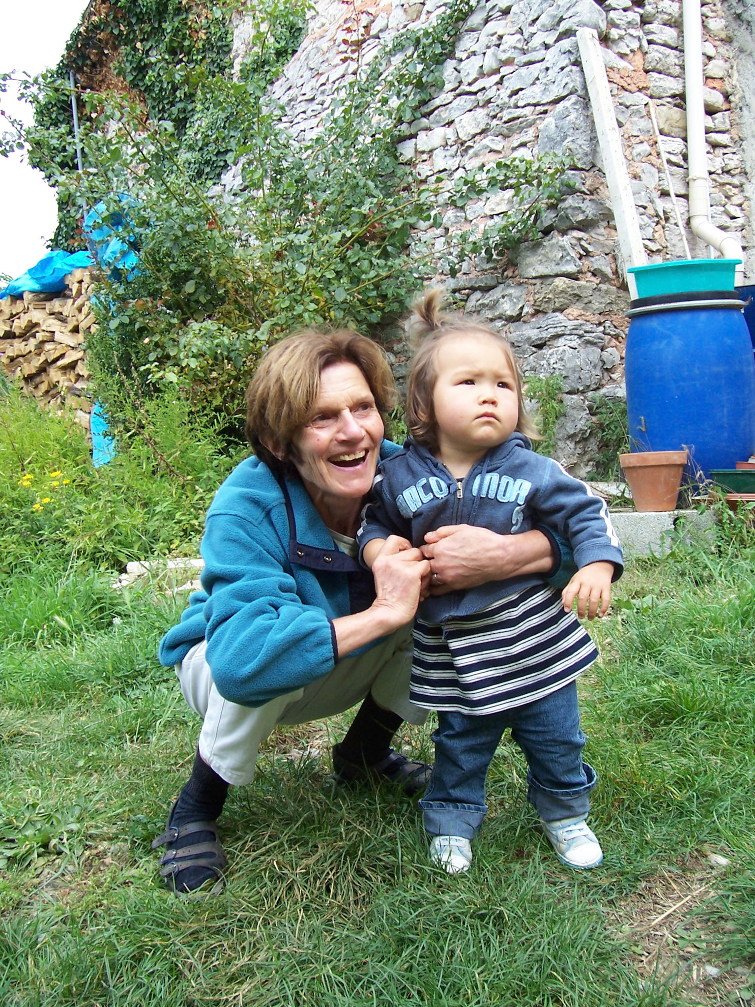 Visiting Plan-de-Baix with family.