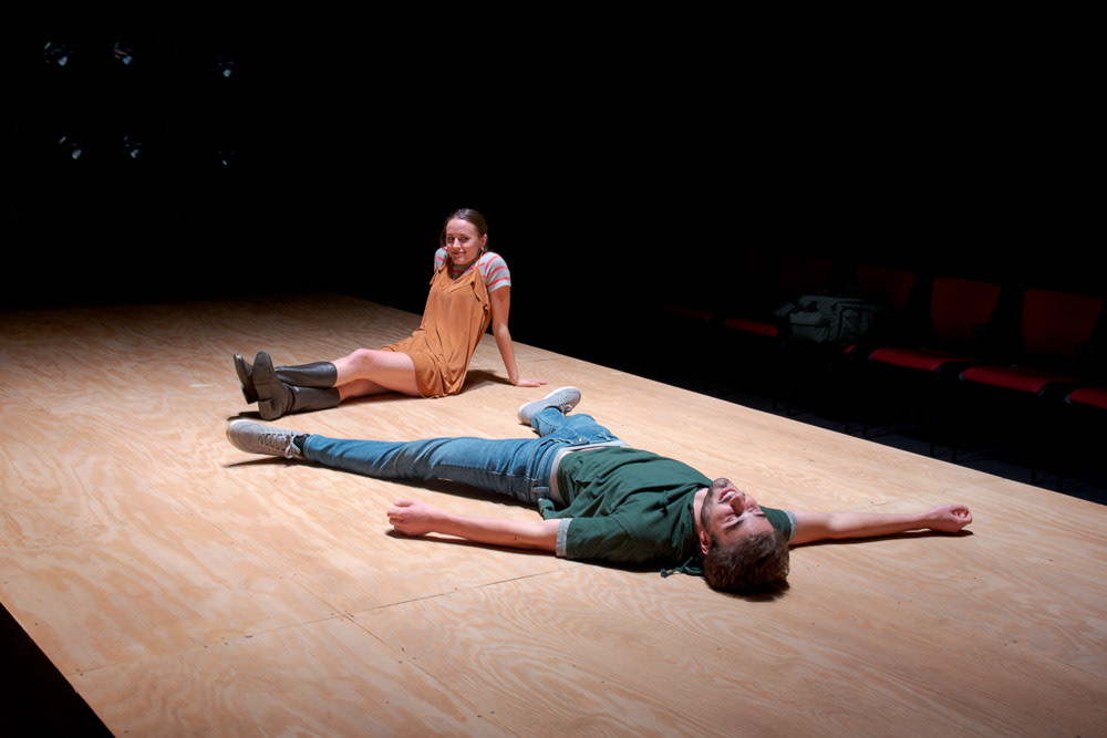 LUNGS, UVA Department of Drama. Photo by Michael Bailey.