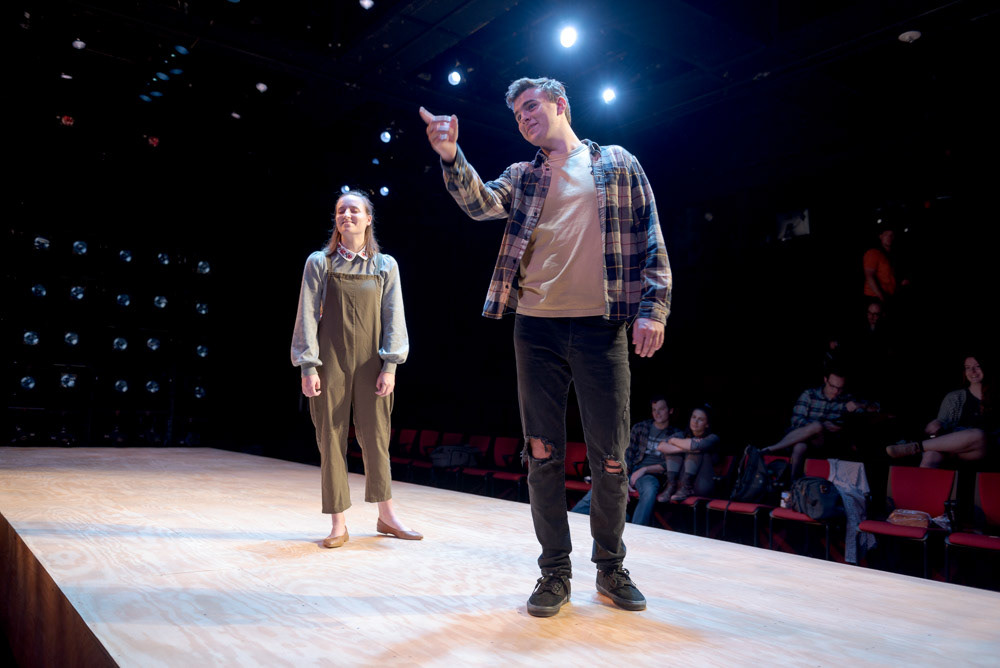 LUNGS, UVA Department of Drama. Photo by Michael Bailey.