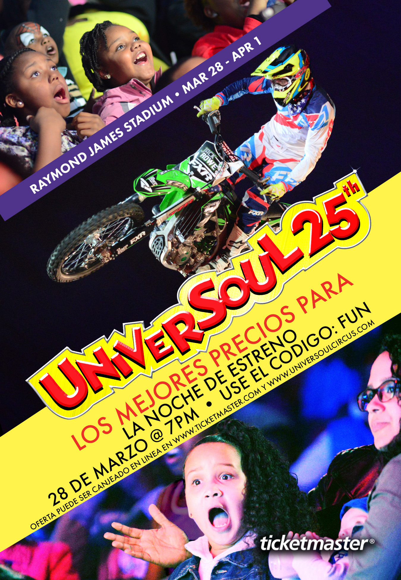 Coupon Flyer for UniverSoul Circus (In Spanish)