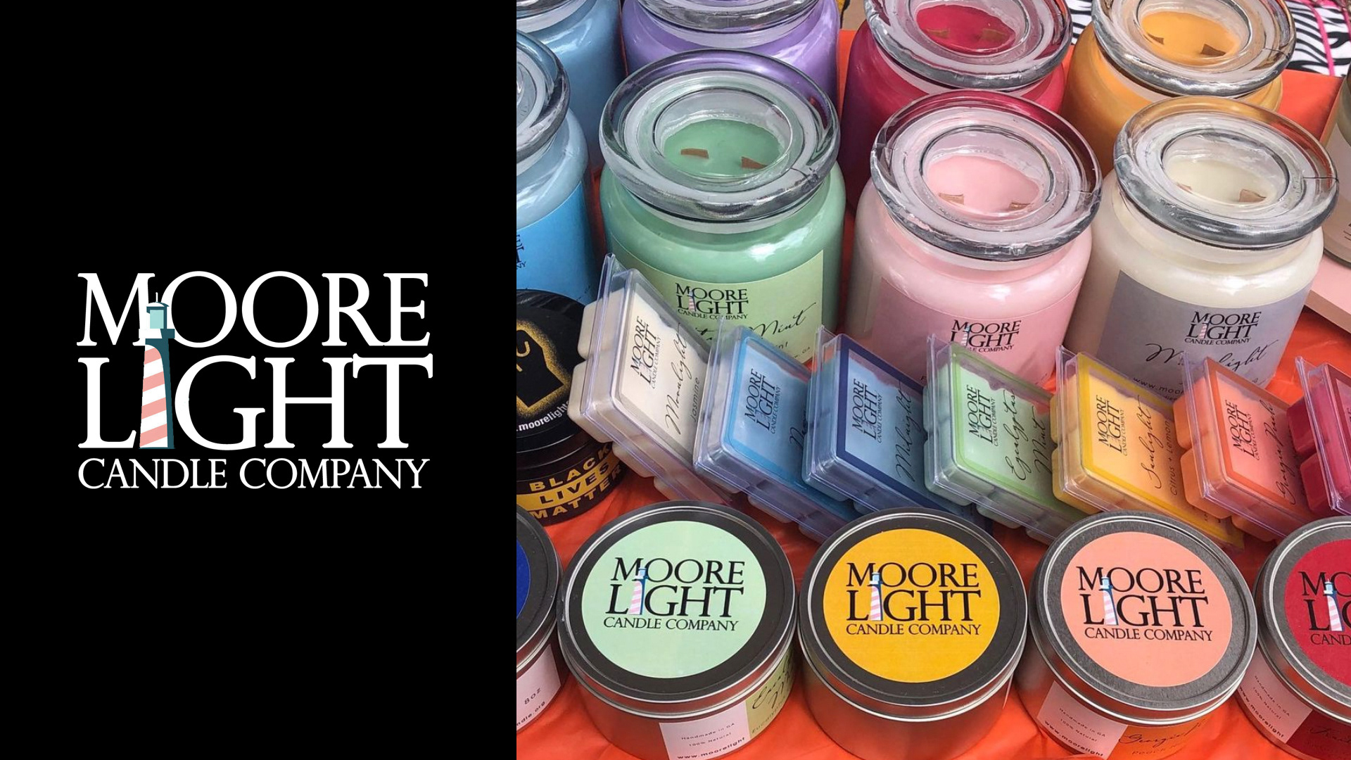 Logo Design for Moore Light Candle Co