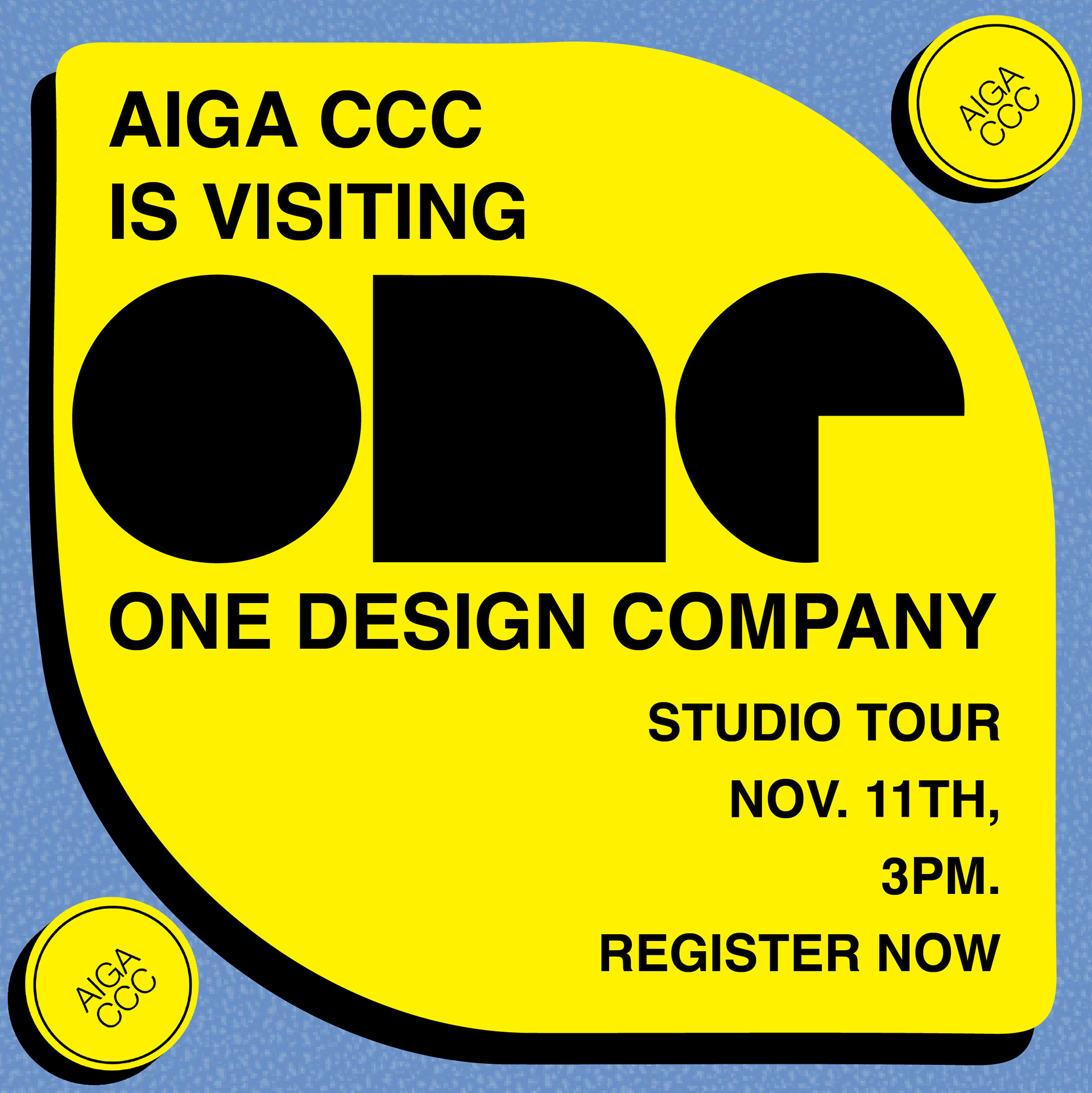 Instagram post promoting our studio visit to ONE Design studio.