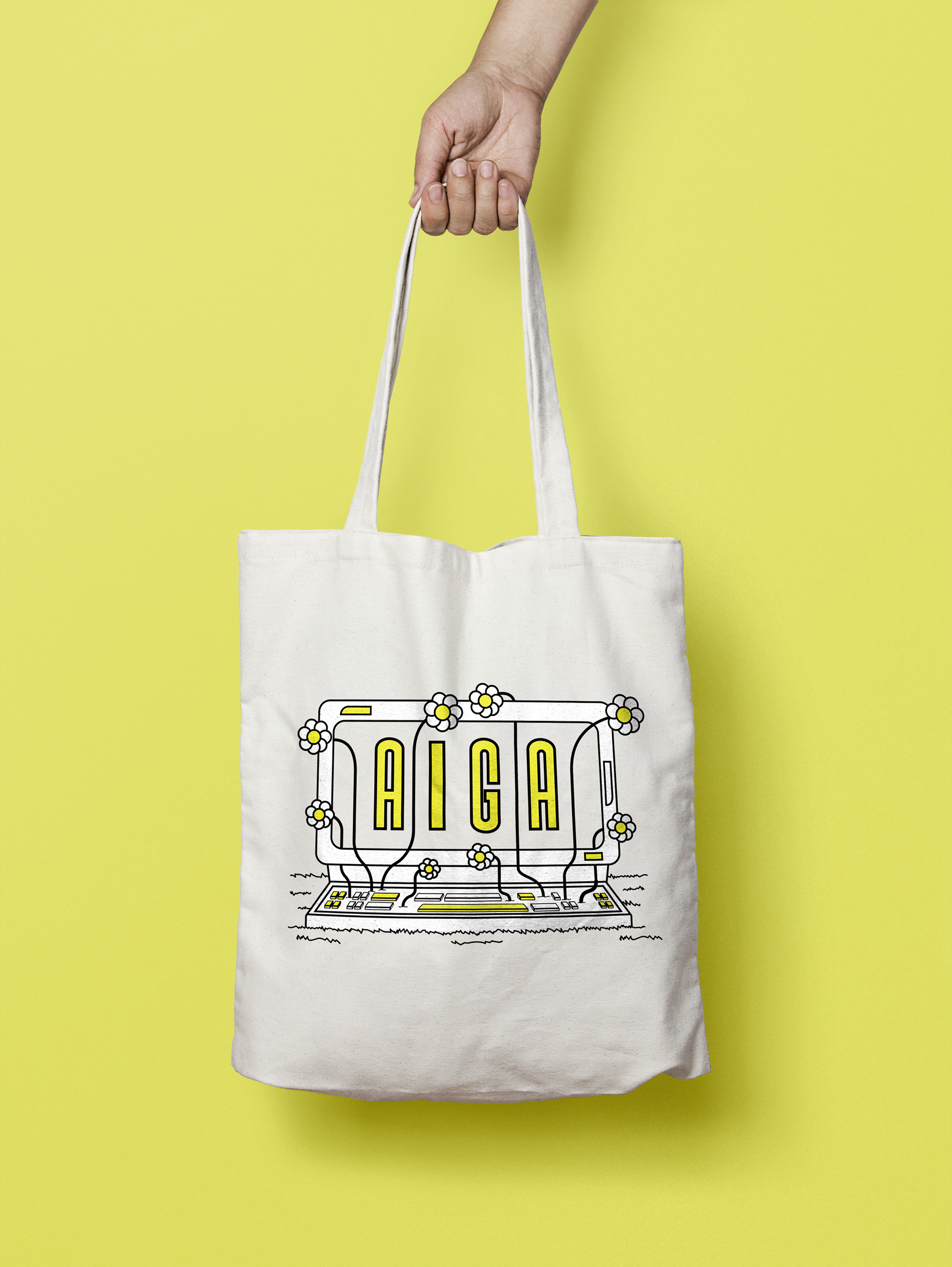 Tote Bag I designed and printed for AIGA's giveaway during Columbia College's Convocation for incoming freshmen.