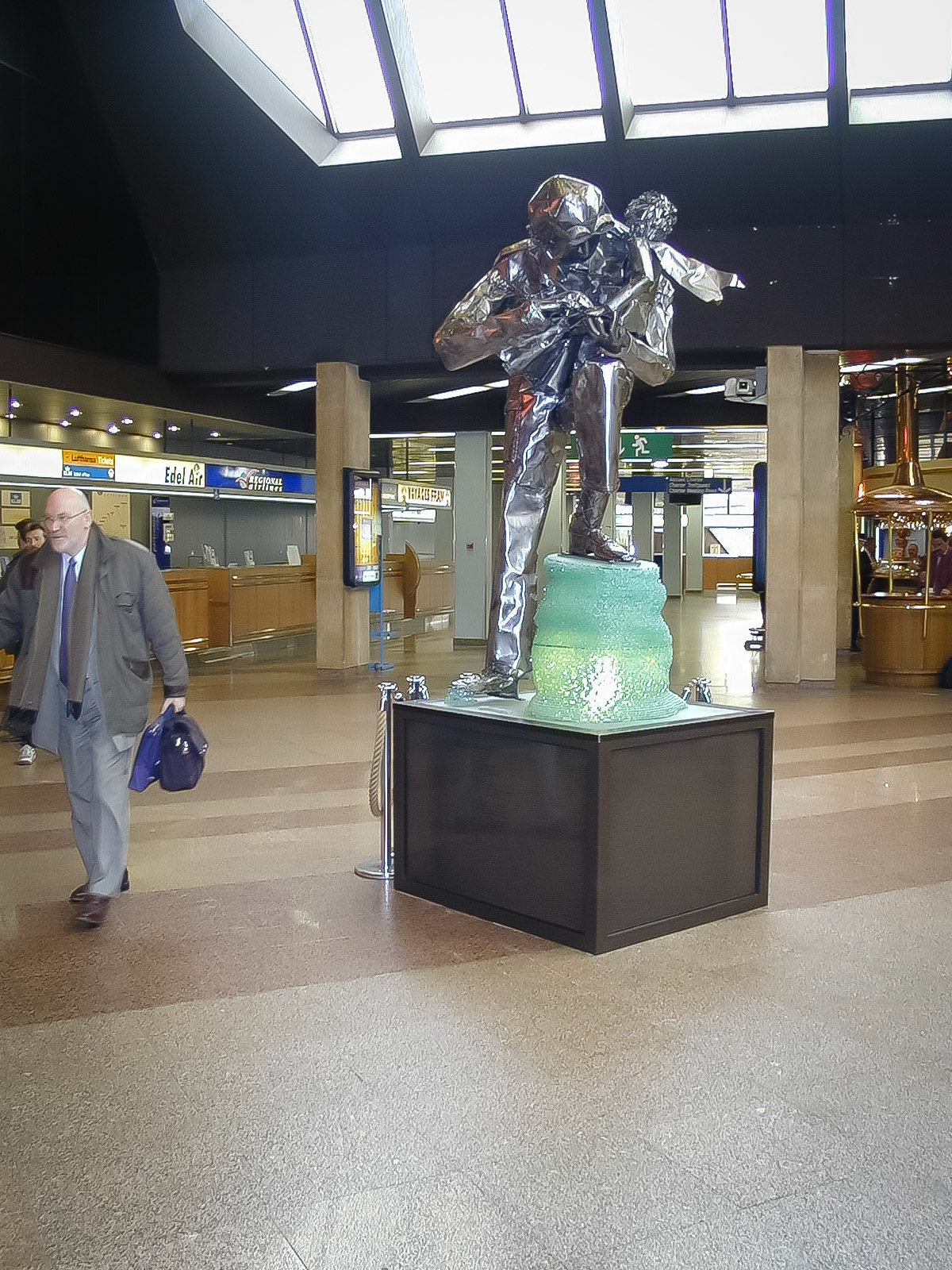 Statue d'aéroport