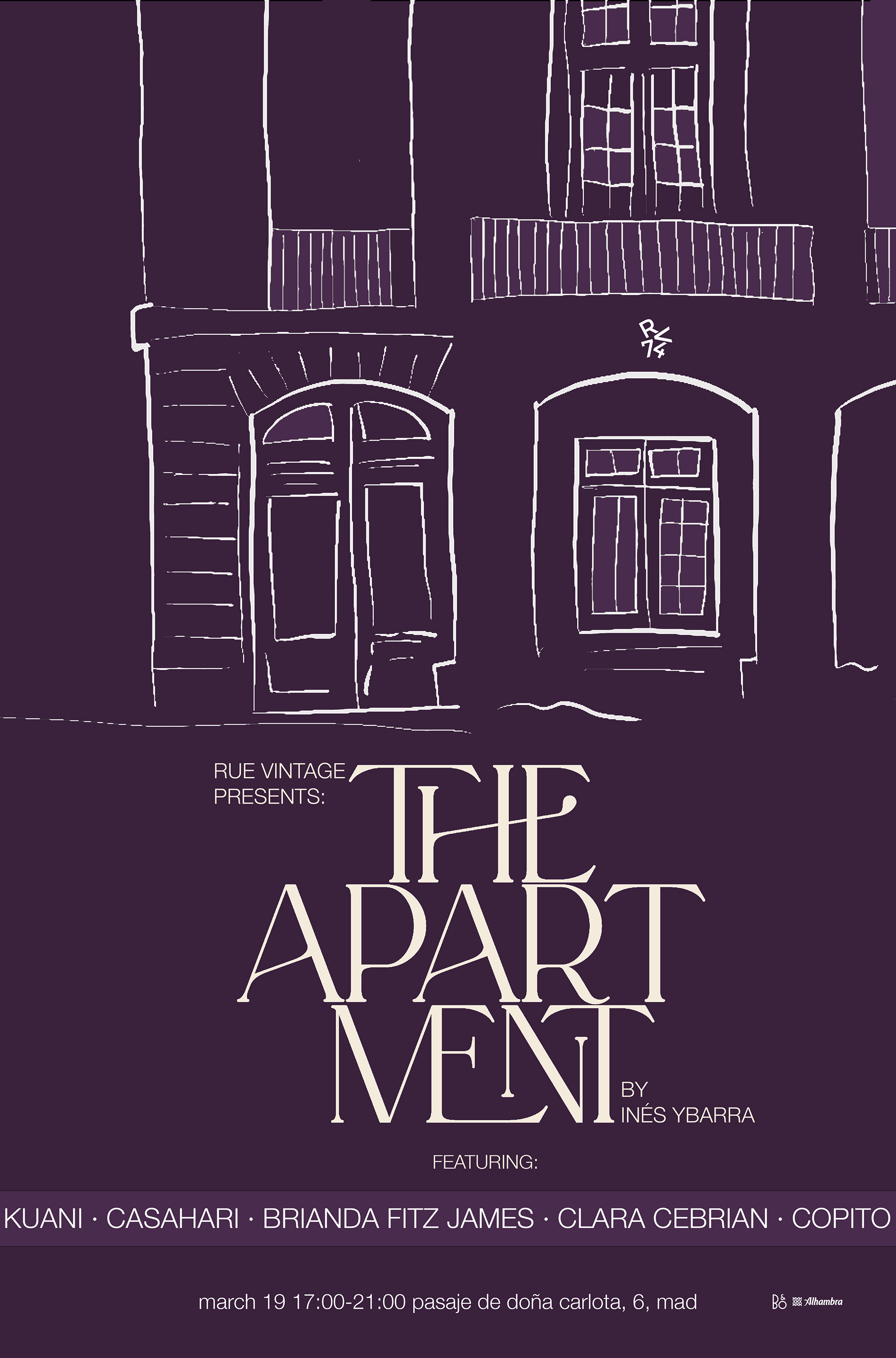 'The Apartment' Invitation / Rue Vintage 74 x CASAHARI