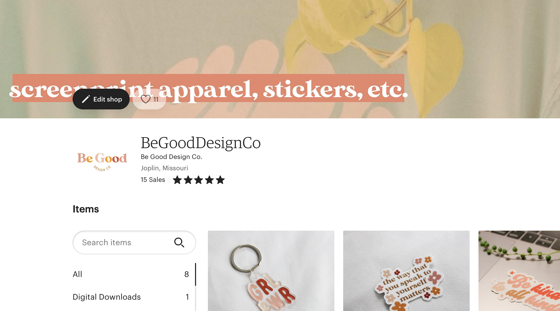 Etsy Screenshot