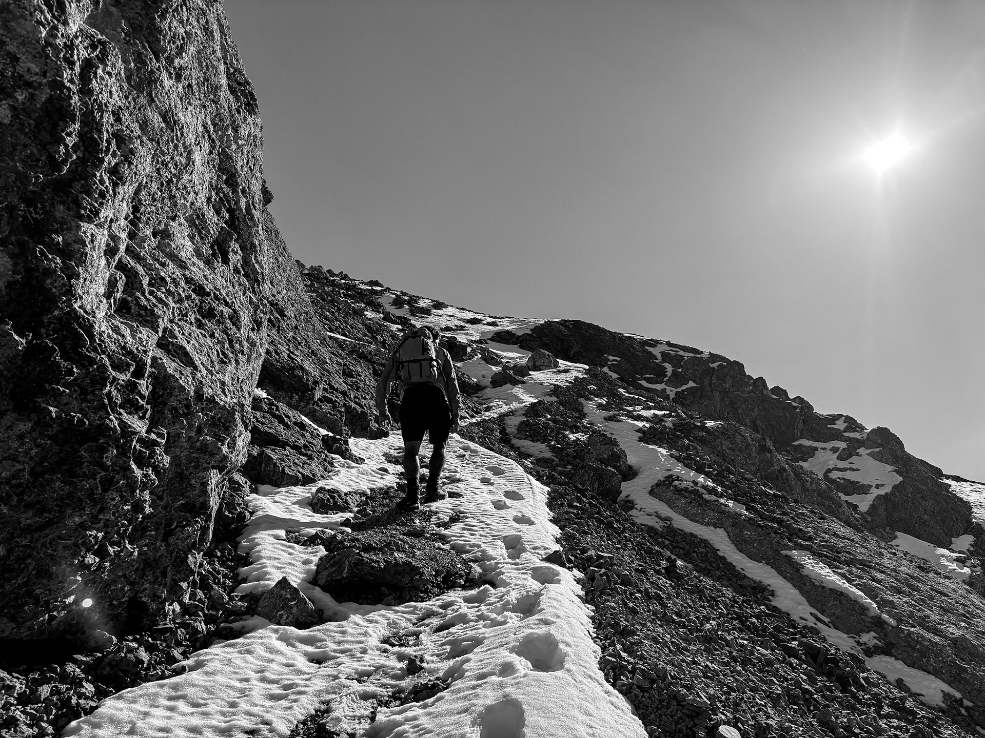Last Push Towards Three Sisters Peak 