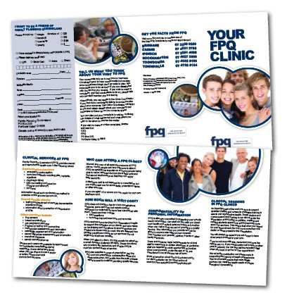 Brochure for Family Planning Queensland