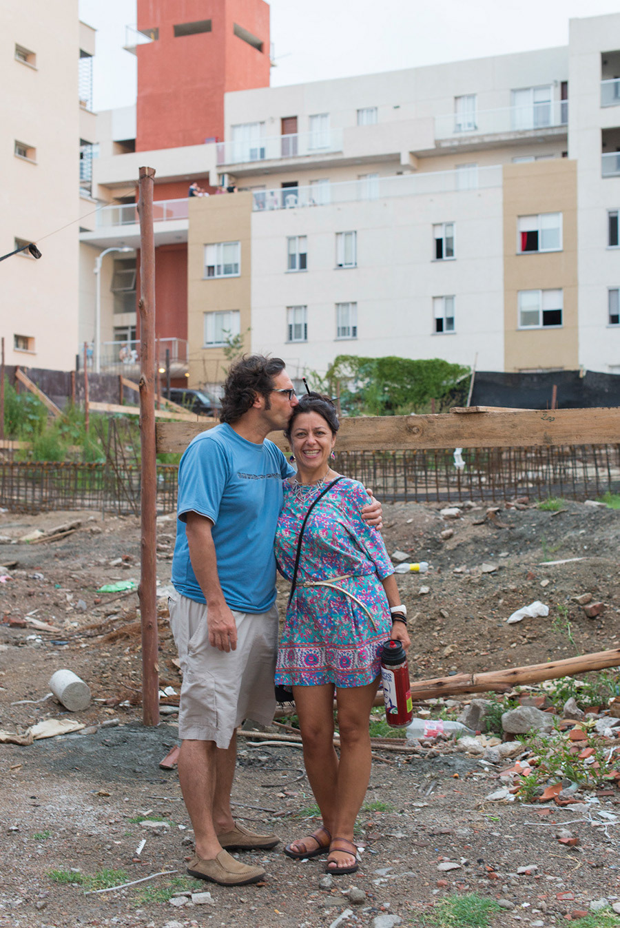 Avec ma compagne Alejandra, nous sommes en train de construire notre future maison, mais elle ne sera fnalisée que dans deux ans.