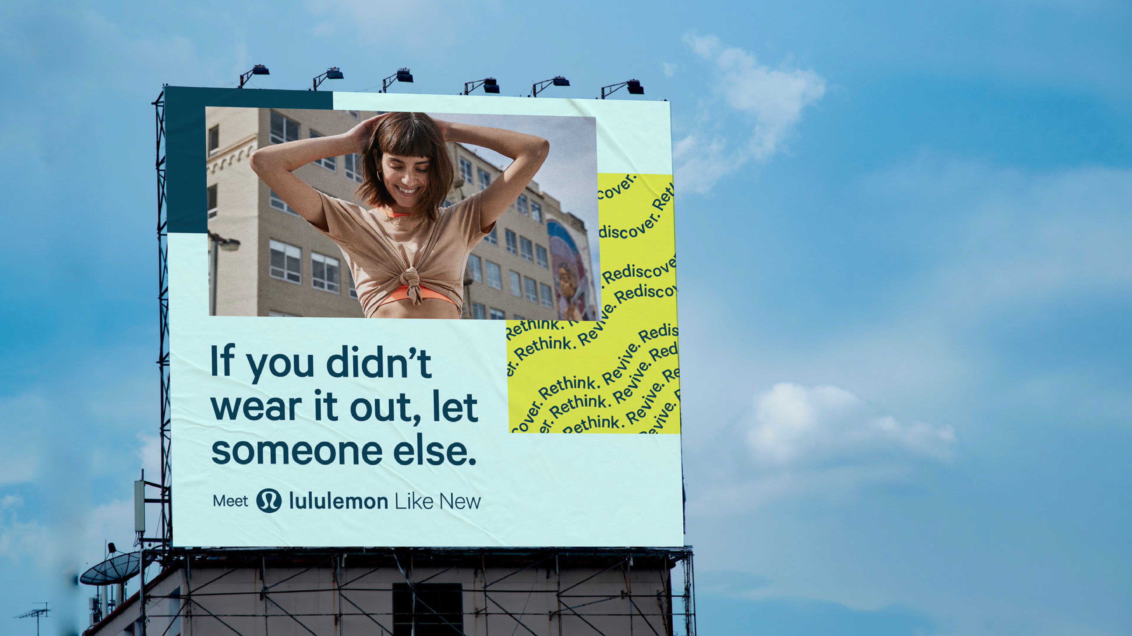 billboard in Toronto thank you @lululemon 🤍🤍🤍