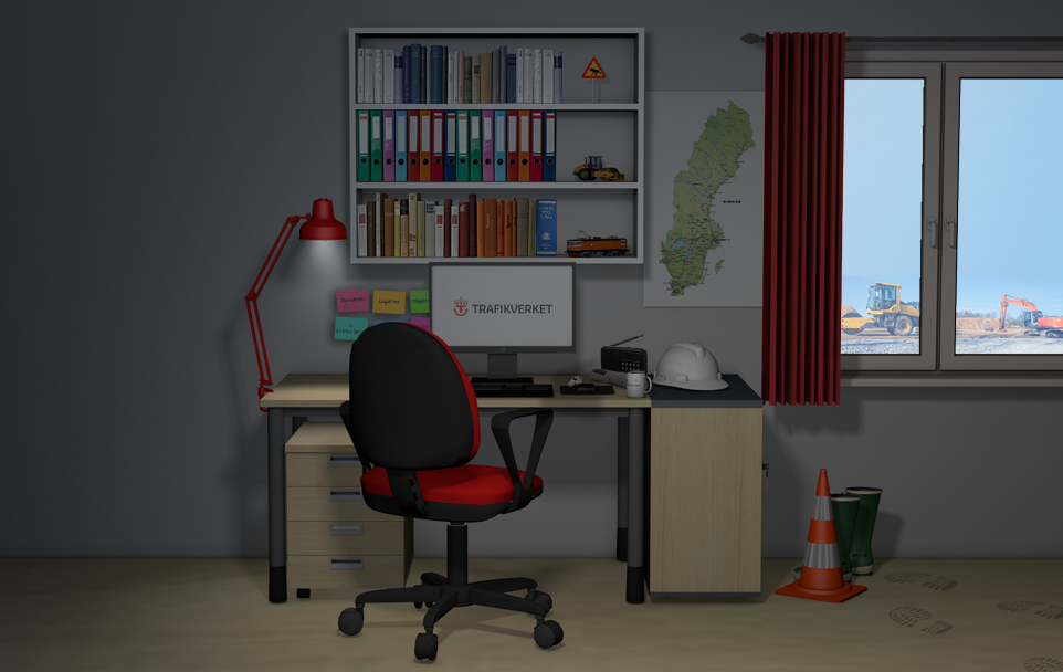 Stillbild, e-learning till Trafikverket