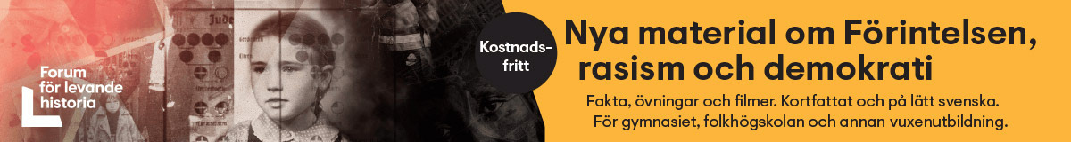 Reklambanner för undervisningsmaterial.
