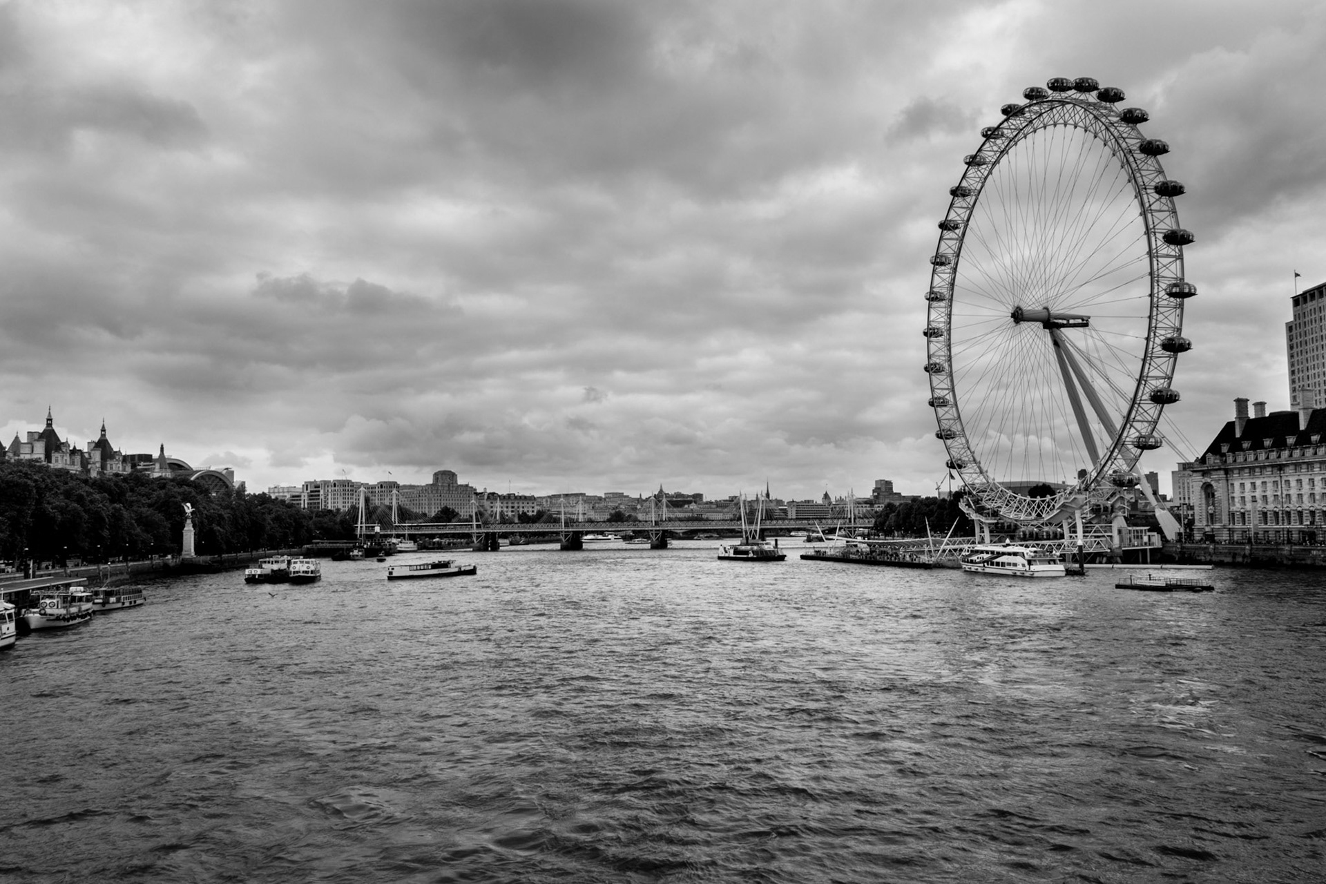 Thames and London Eye