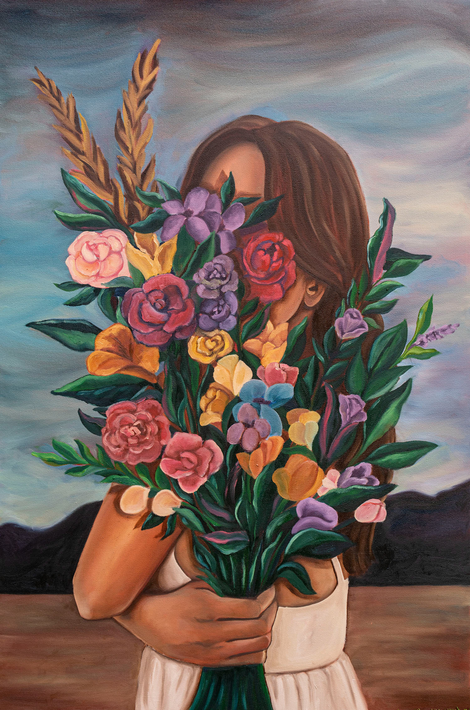 Hold Me, 24x30, oil