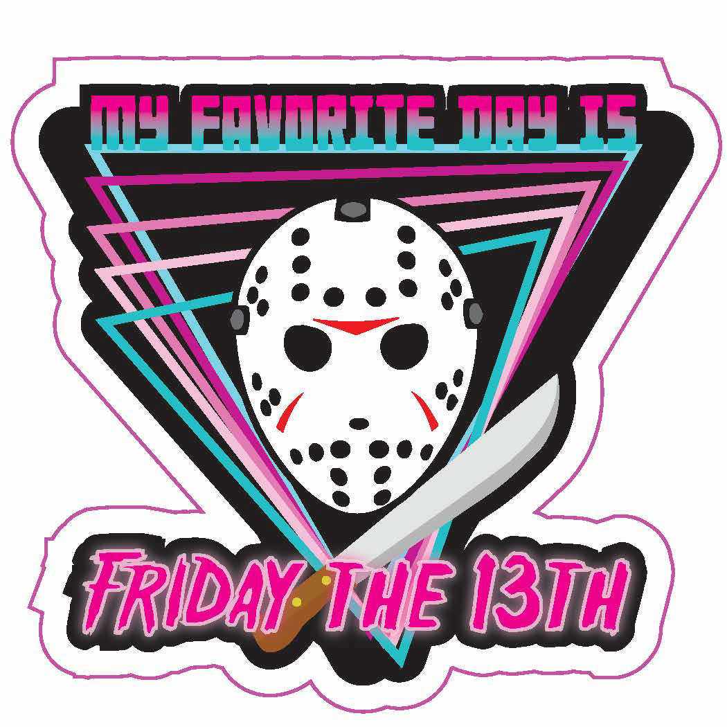 Sticker design I did for Halloween. I had a fun idea and I went with it.