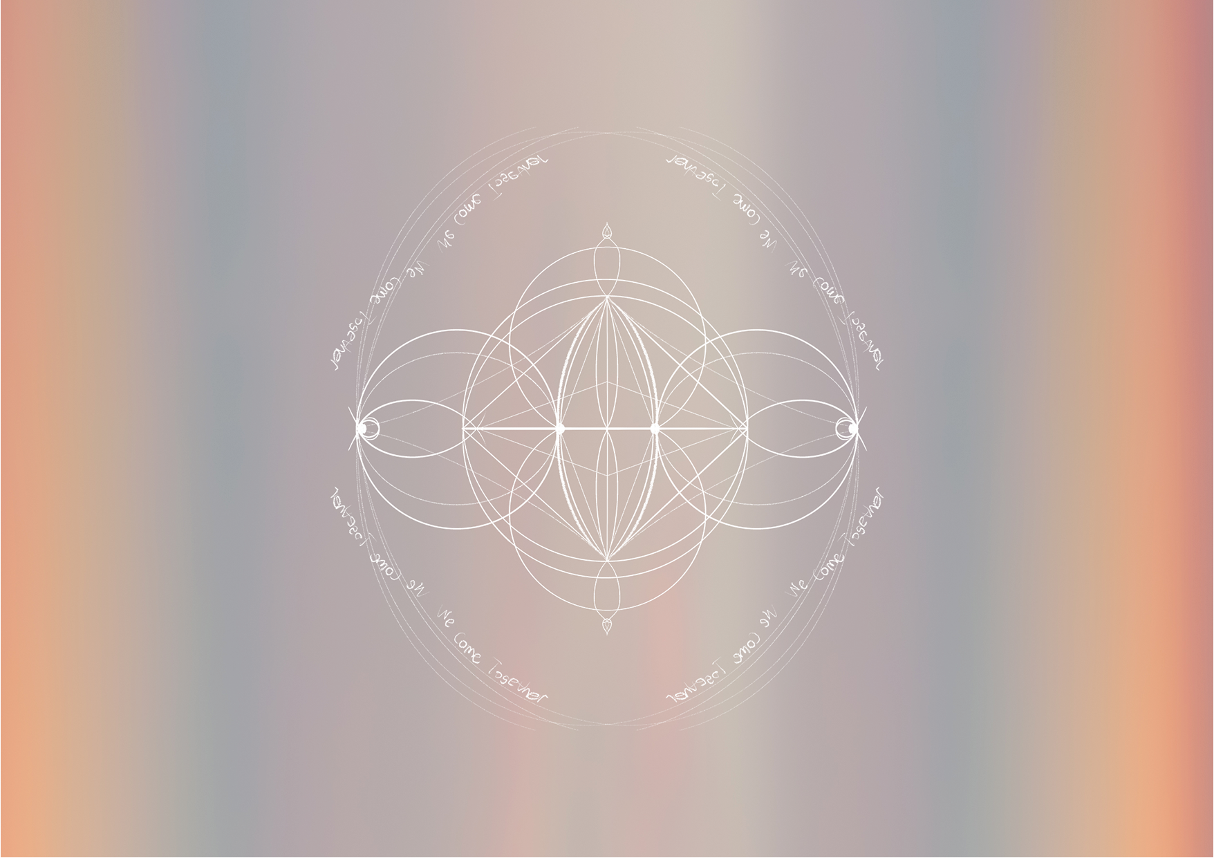 'Parallel Universe' We live in a cosmic woven by invisible threads, intersecting encounters, moving parallel, eternal oneness.