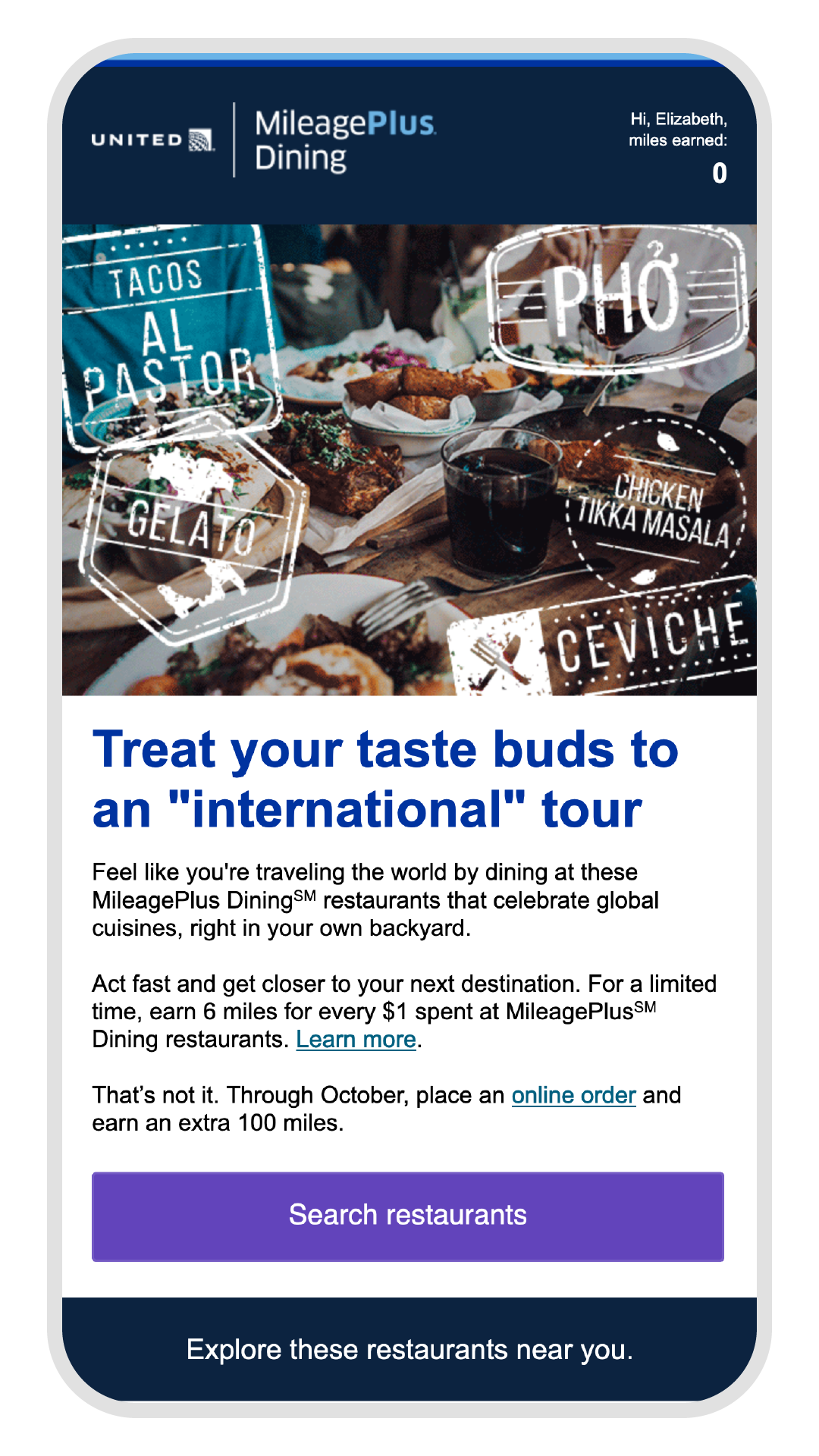 promotional email